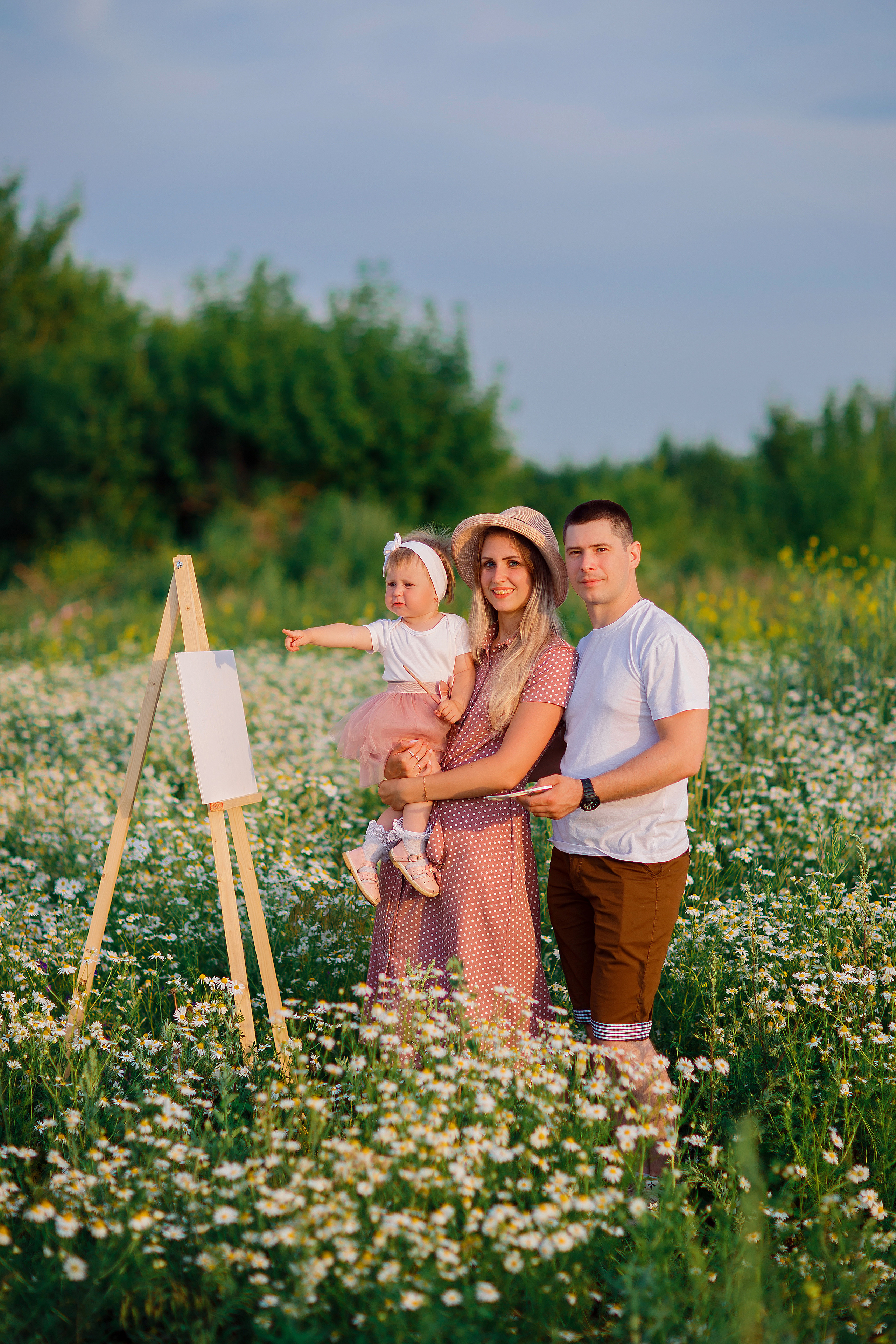 Семья Миланы, ромашки. Детский и семейный фотограф в Пензе Лена бешенова