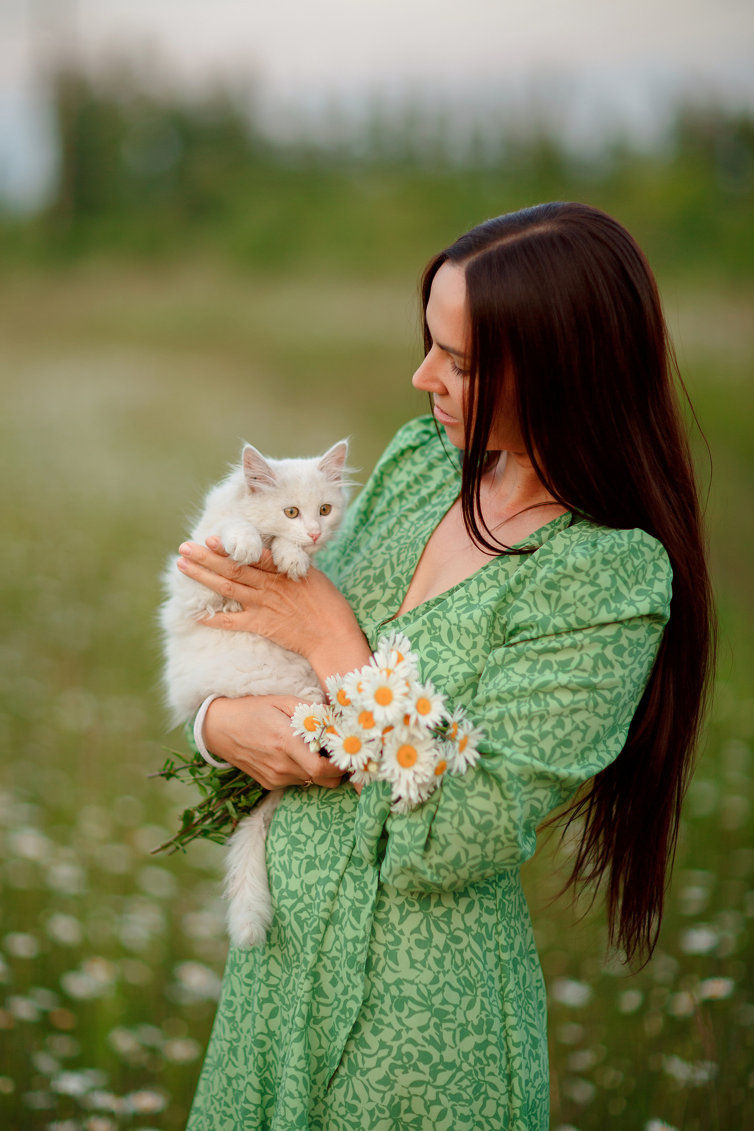 Я и младший сын в ромашках. Детский и семейный фотограф в Пензе Лена бешенова