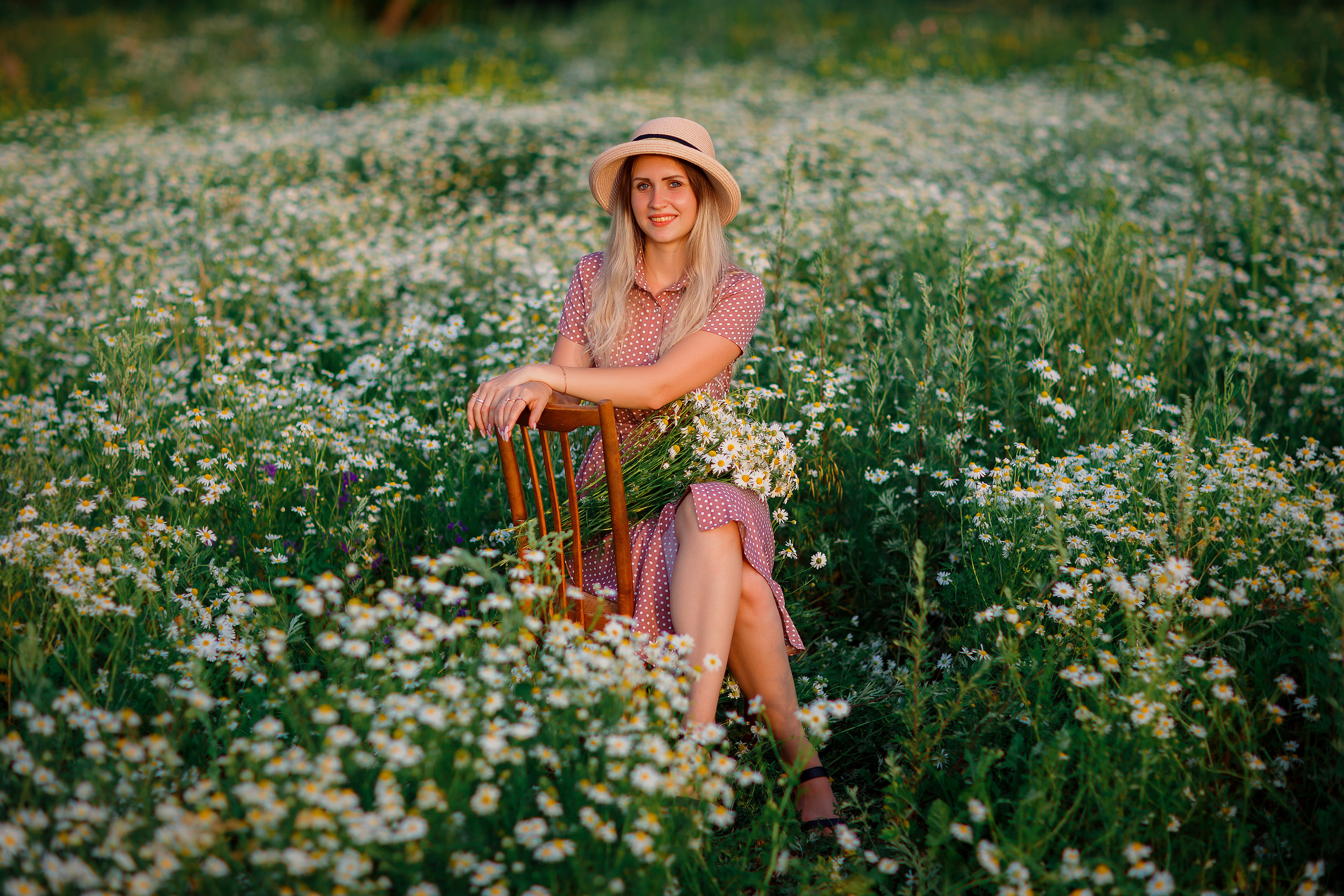 Семья Миланы, ромашки. Детский и семейный фотограф в Пензе Лена бешенова
