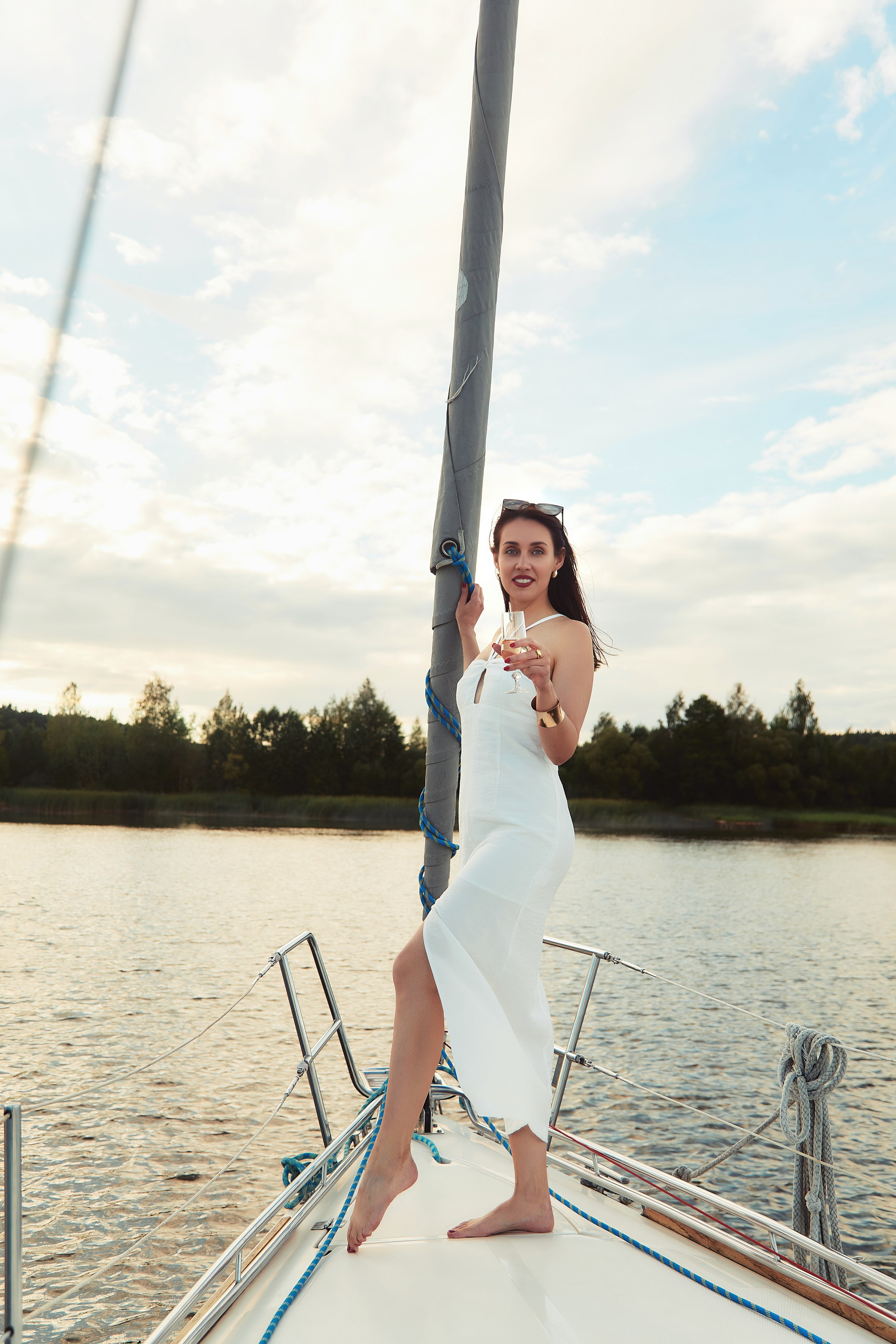 Фотосессия на яхте. Фотограф в Минске Анна Кучинская
