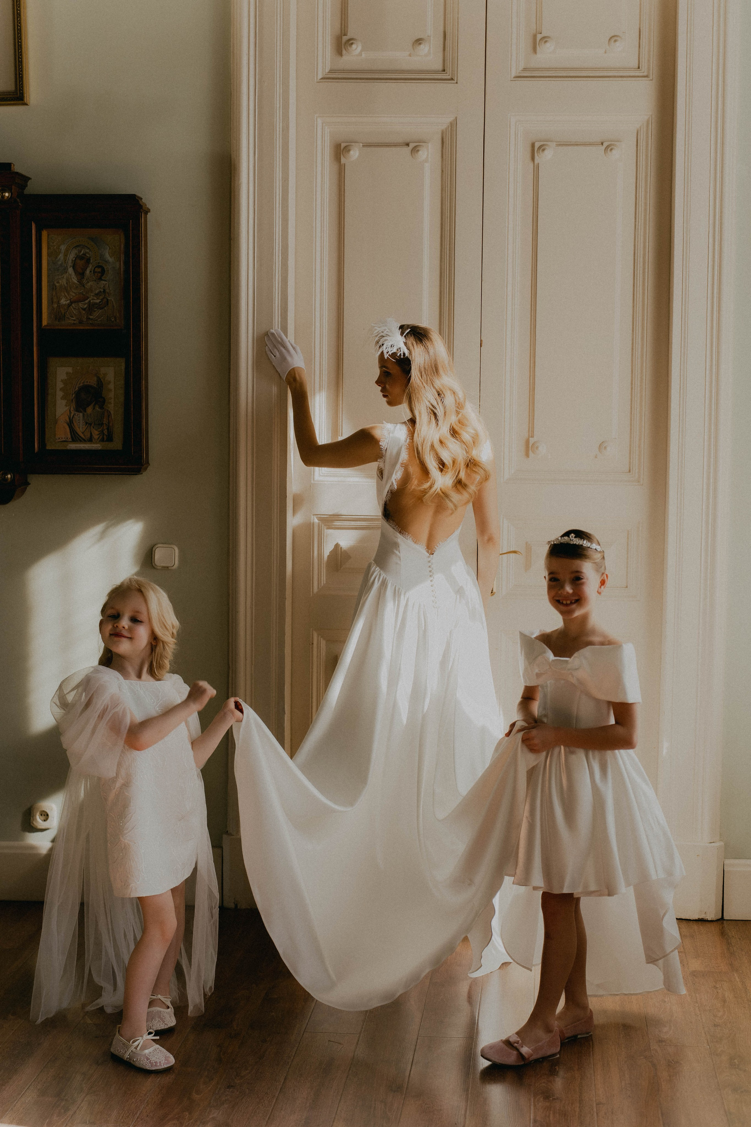 Оксана| утро с дочками. Фотограф Элина Муратова