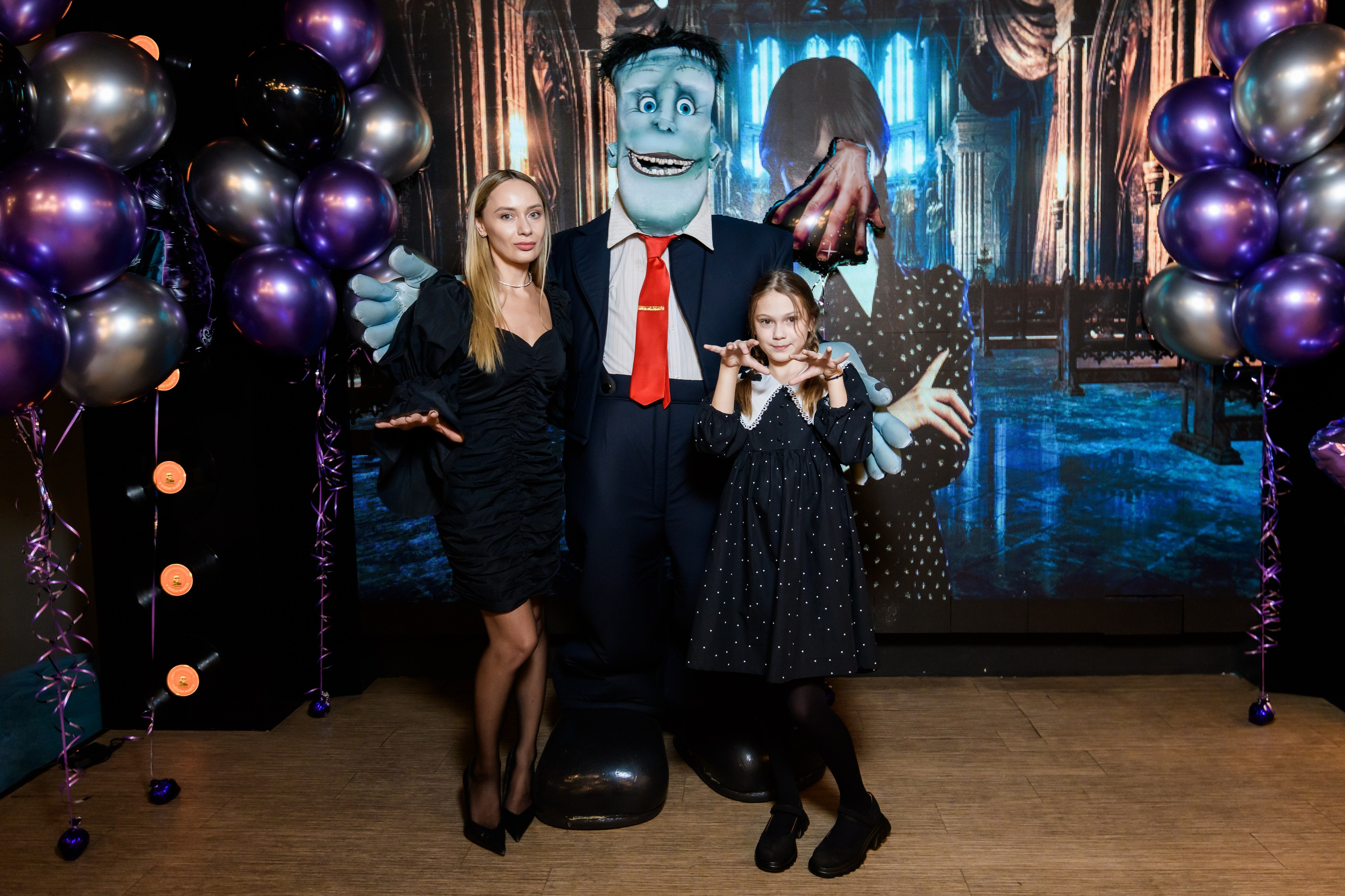 День рождения Софии в стиле «Уэнздей». Репортажный фотограф Сергей Дроздов