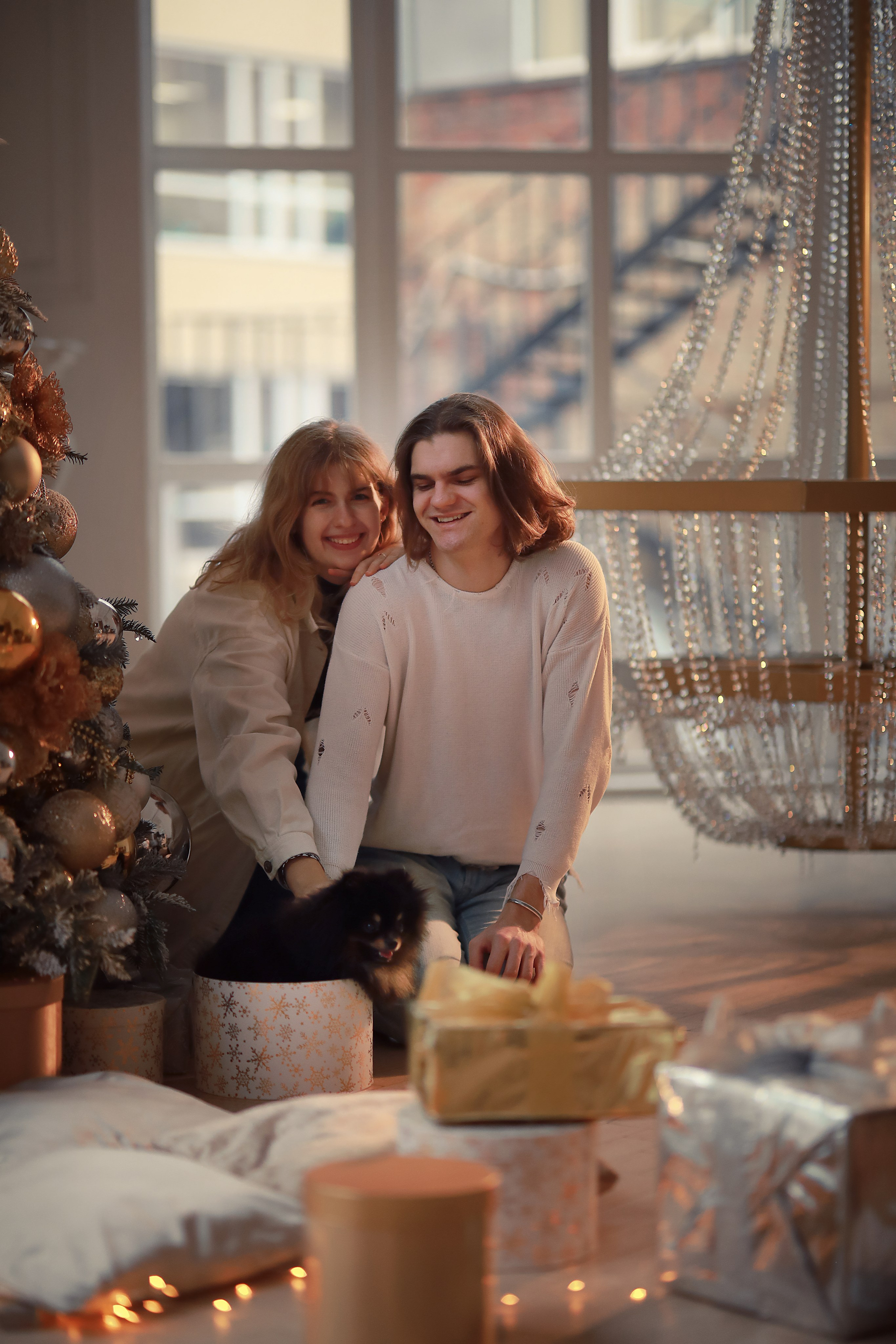 Новый год зал Ника. Фотограф Юлия Рязанова Москва семейный и детский