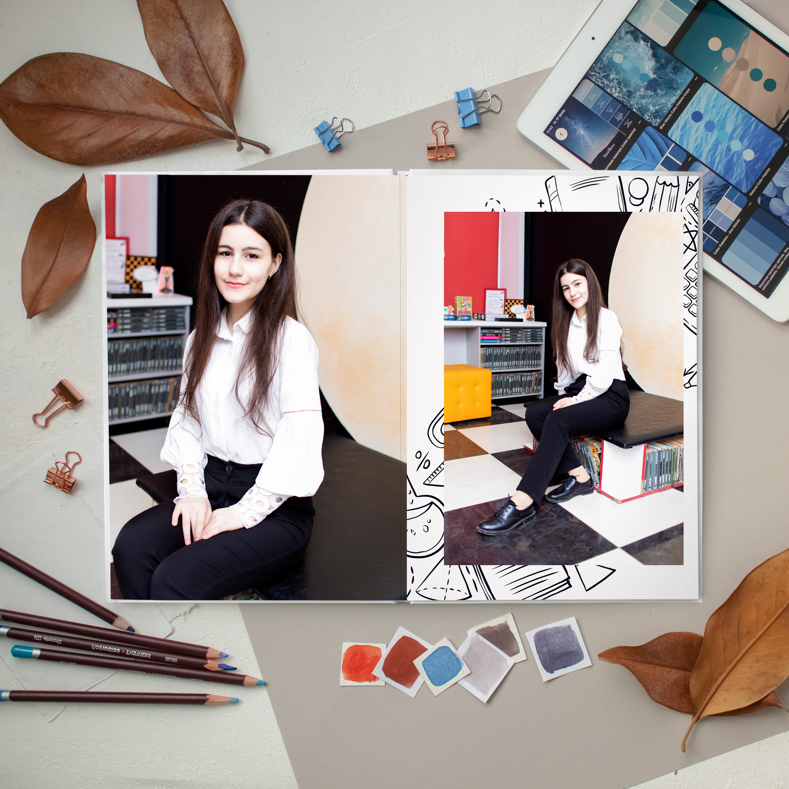 Оранжевый. Дизайнер fotokniga_ast