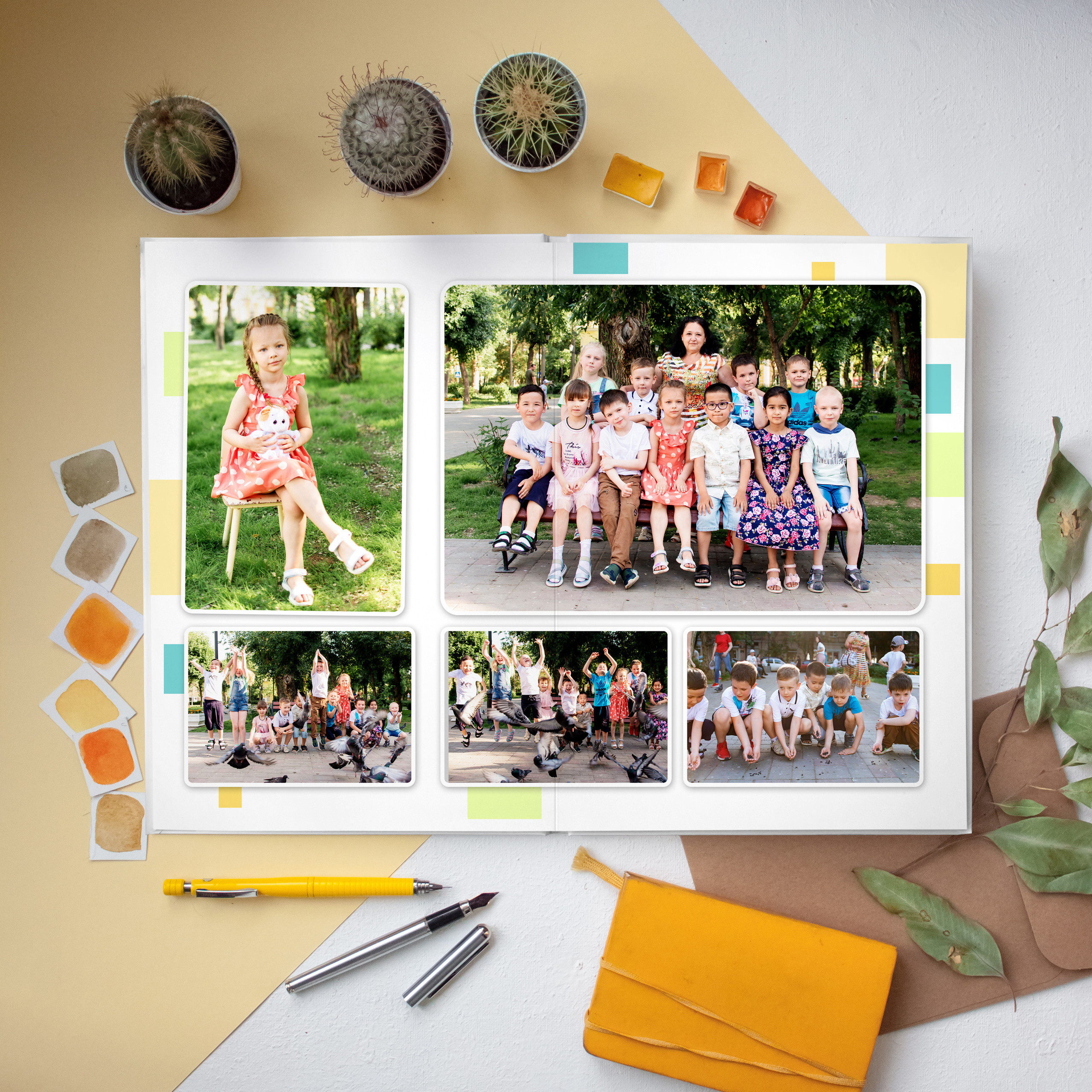 Желтый. Дизайнер fotokniga_ast