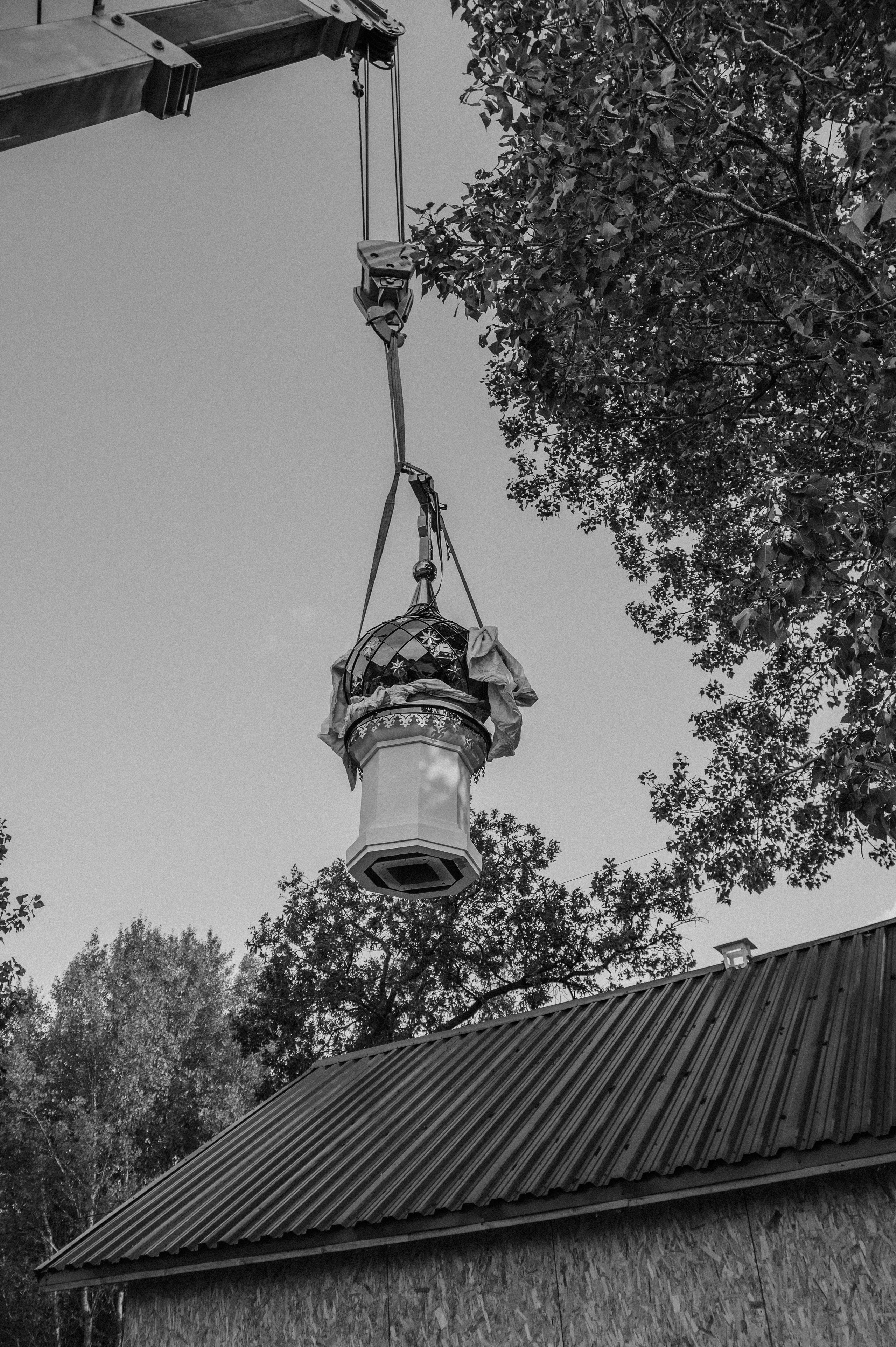 Освещение купола в храме Казанской иконы Божьей Матери х. Закутский. Церковный, семейный и репортажный фотограф Волгоград, Волжский