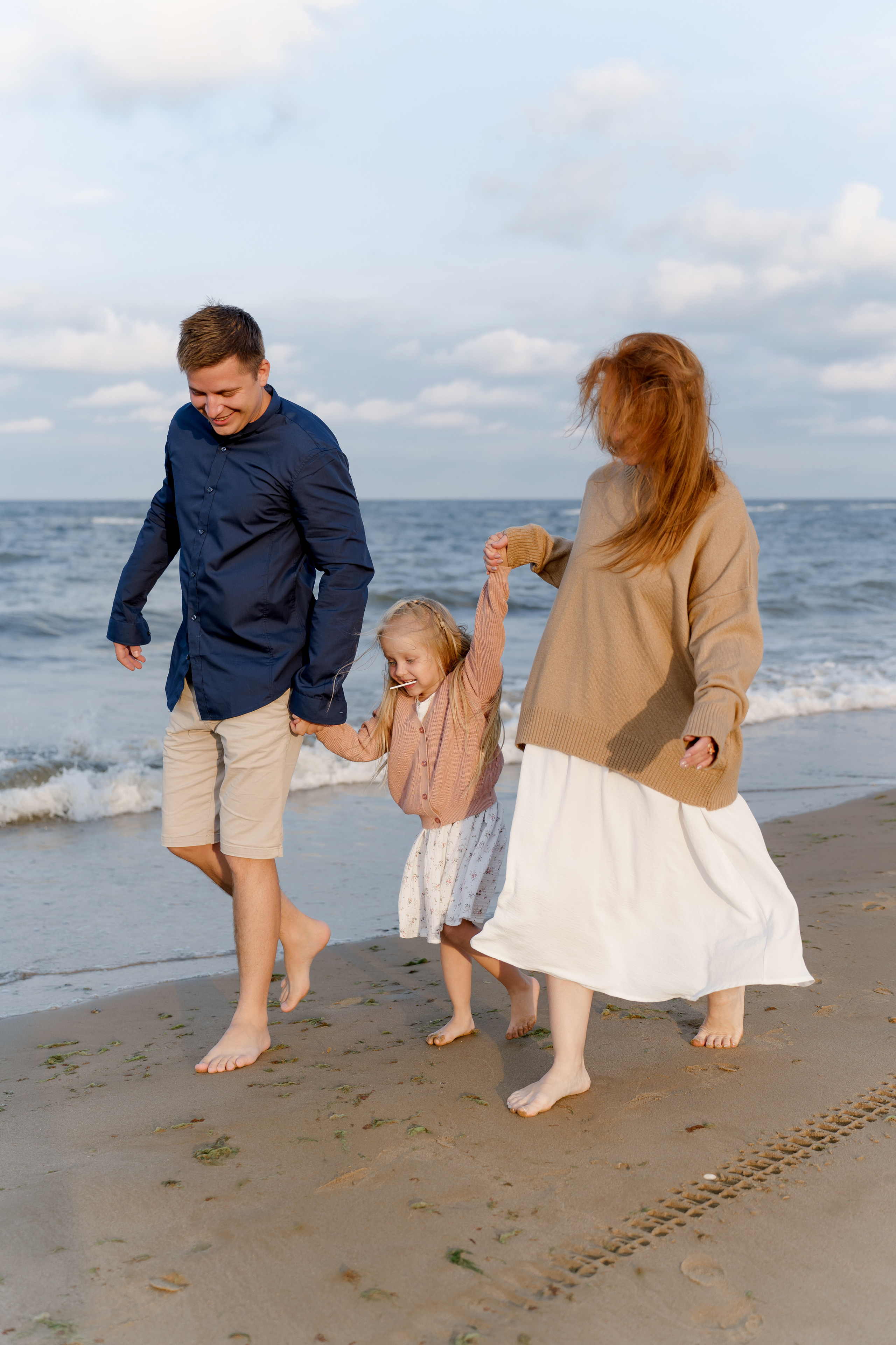 Семейный фотограф, Семейная фотосессия, Астрахань, Избербаш, Море, Семья, Дочь, Закат, Побережье, Дагестан. Александр Сысоев, Ефремовы.