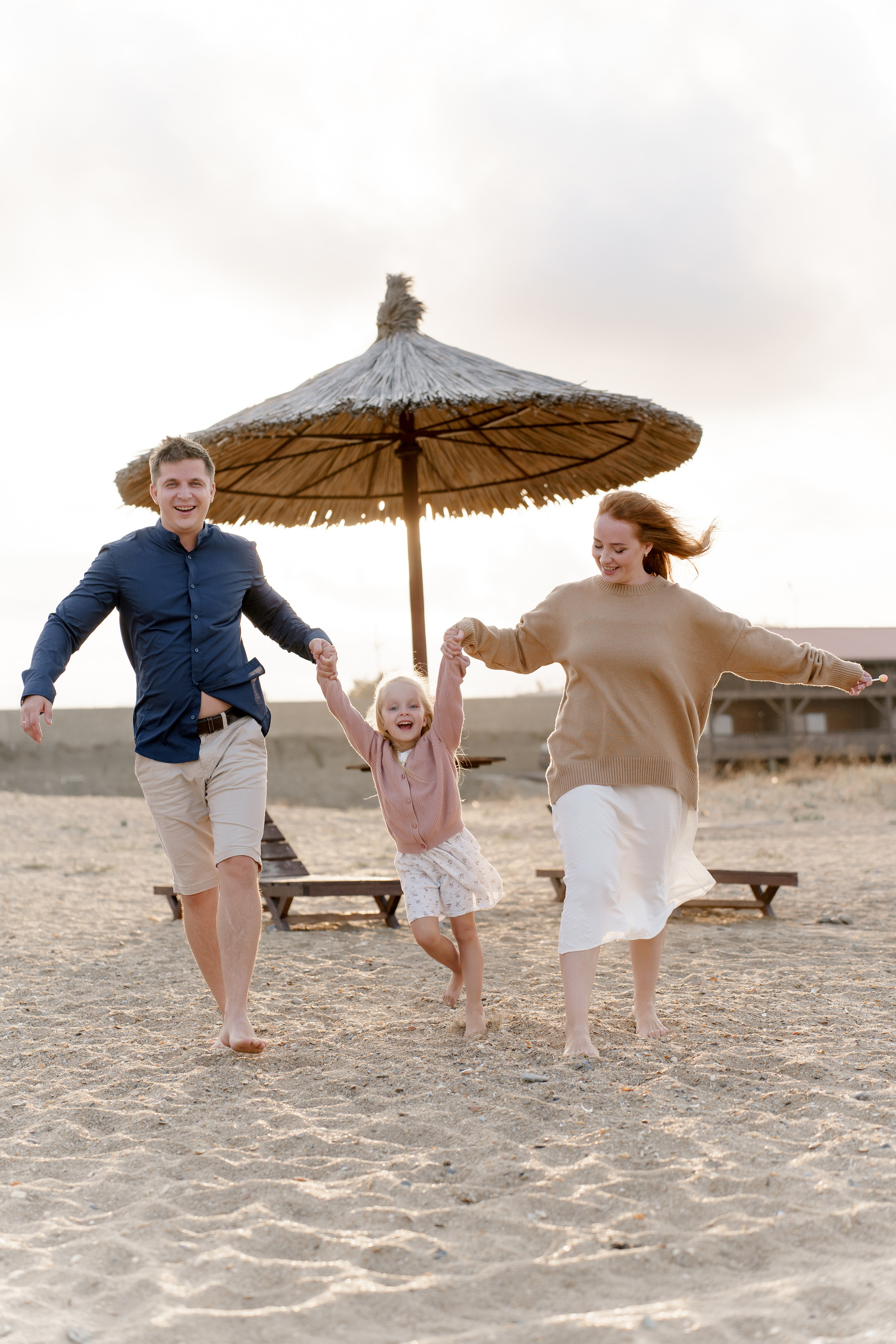 Семейный фотограф, Семейная фотосессия, Астрахань, Избербаш, Море, Семья, Дочь, Закат, Побережье, Дагестан. Александр Сысоев, Ефремовы.