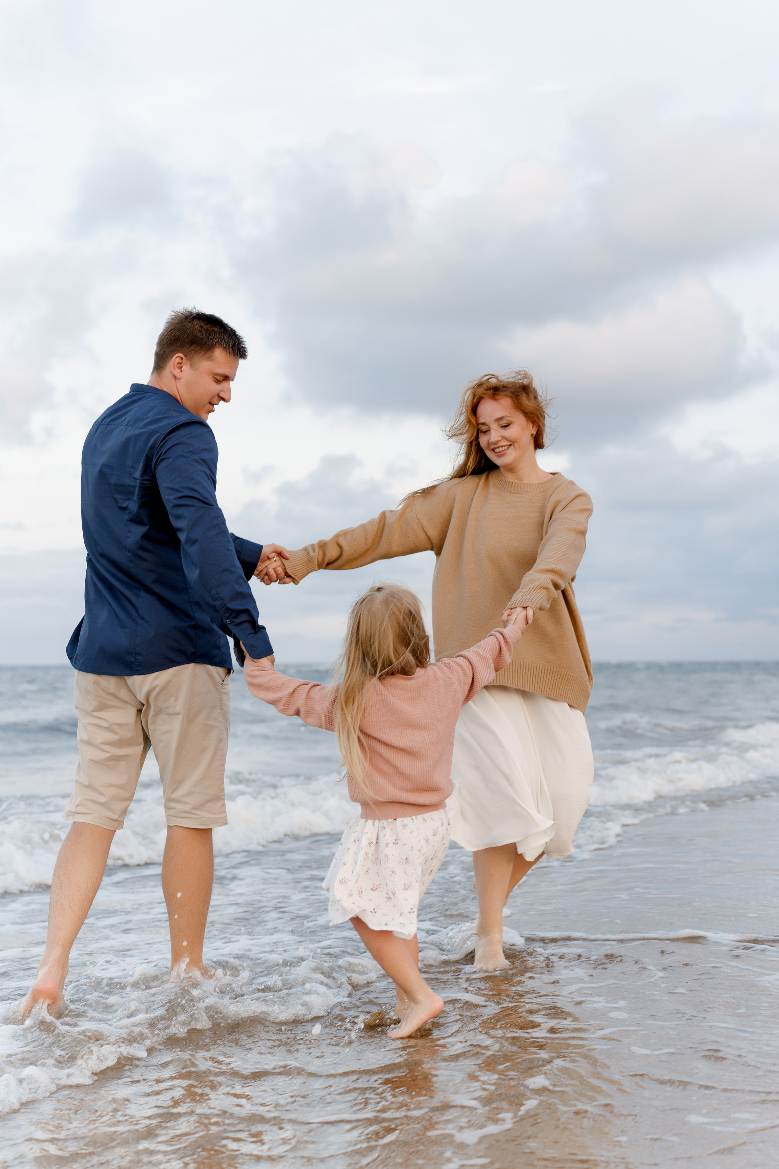 Семейный фотограф, Семейная фотосессия, Астрахань, Избербаш, Море, Семья, Дочь, Закат, Побережье, Дагестан. Александр Сысоев, Ефремовы.