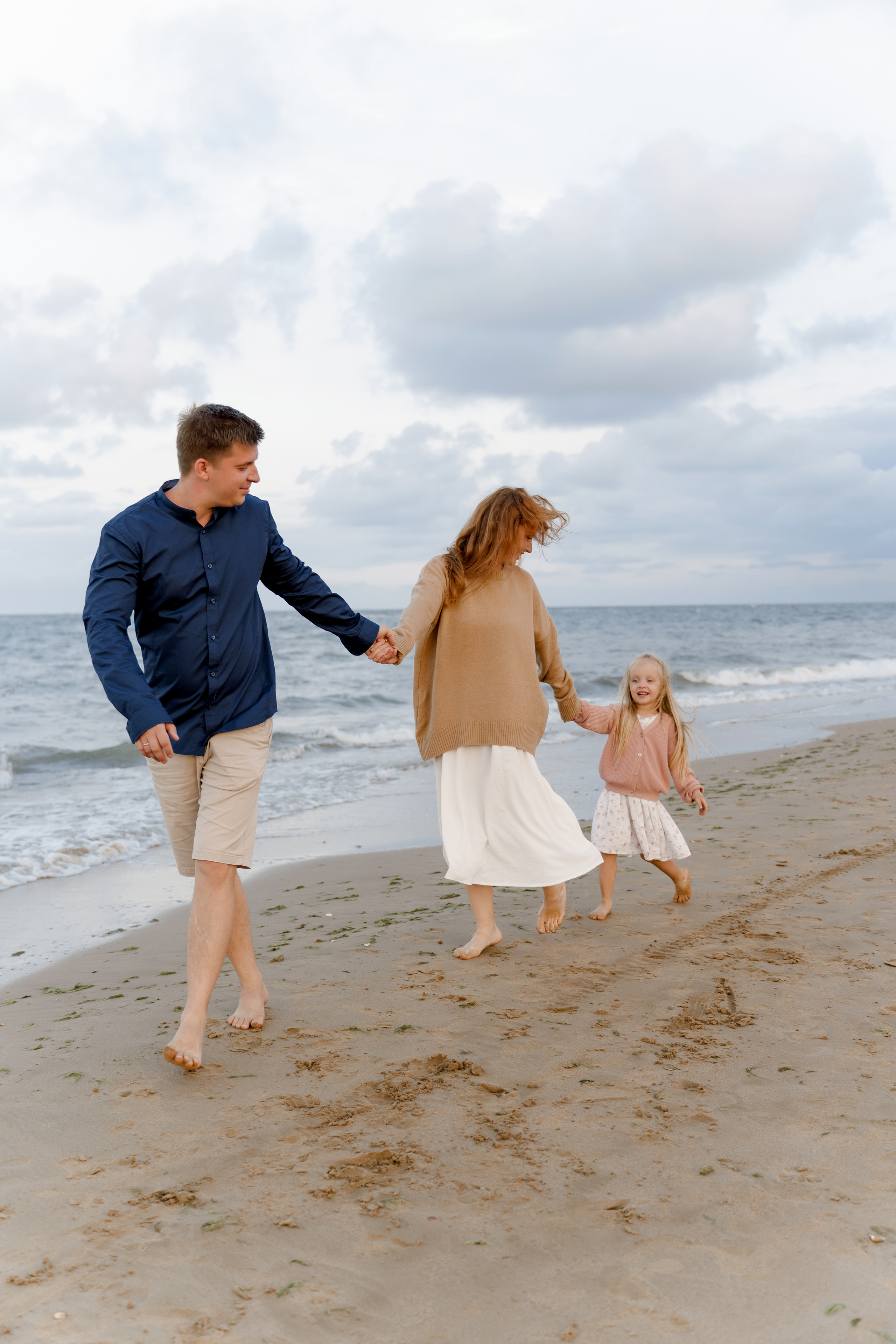 Семейный фотограф, Семейная фотосессия, Астрахань, Избербаш, Море, Семья, Дочь, Закат, Побережье, Дагестан. Александр Сысоев, Ефремовы.