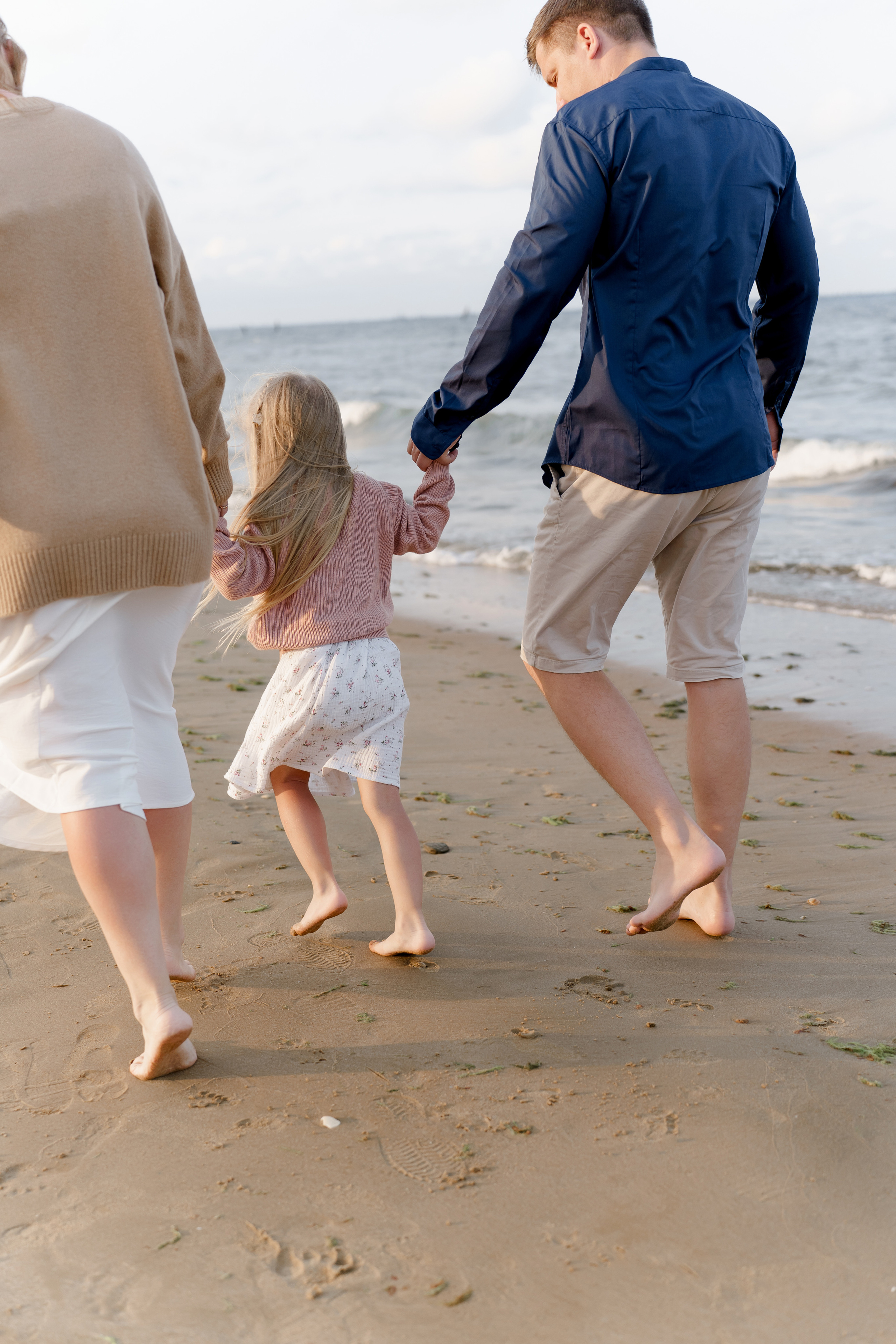 Семейный фотограф, Семейная фотосессия, Астрахань, Избербаш, Море, Семья, Дочь, Закат, Побережье, Дагестан. Александр Сысоев, Ефремовы.