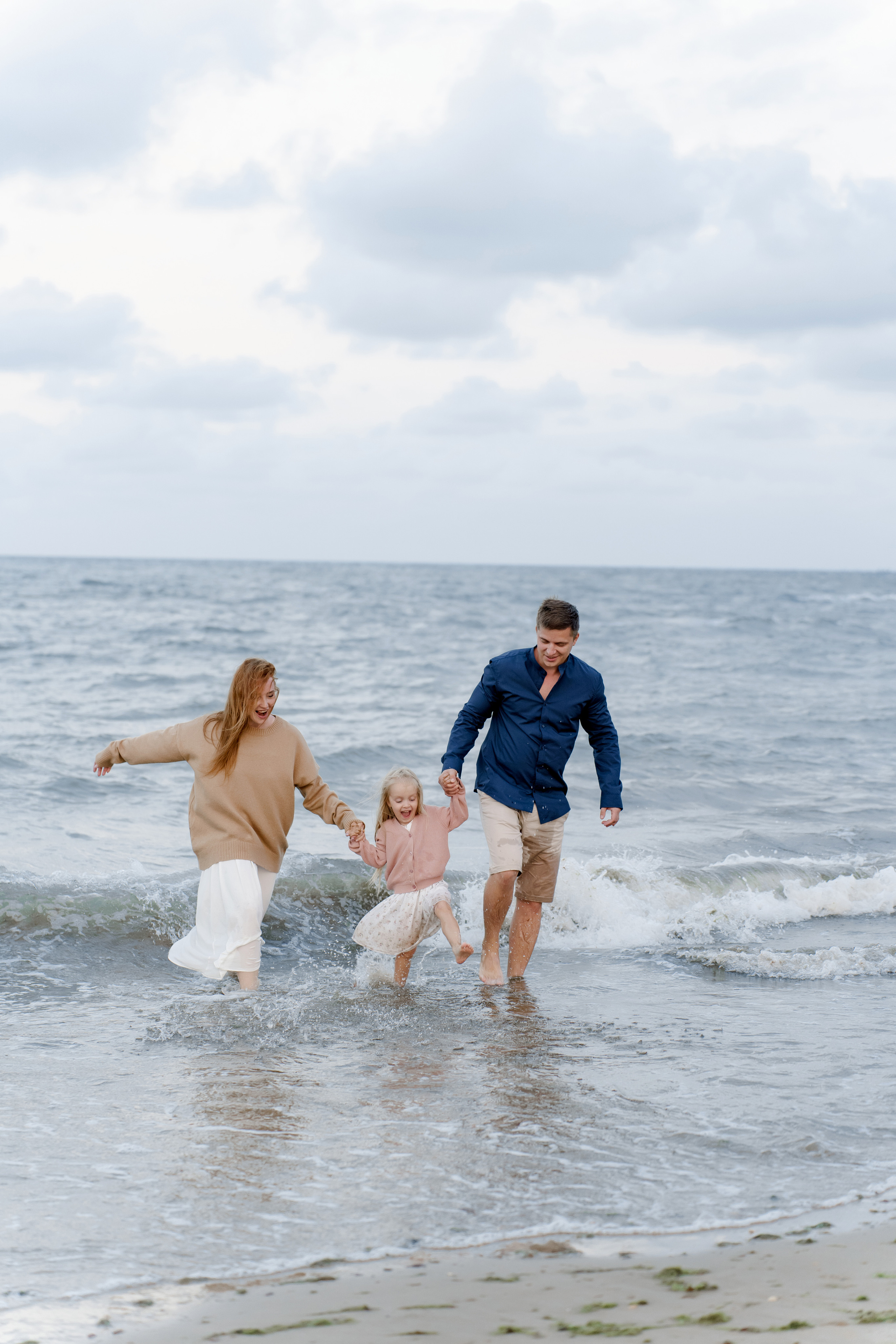 Семейный фотограф, Семейная фотосессия, Астрахань, Избербаш, Море, Семья, Дочь, Закат, Побережье, Дагестан. Александр Сысоев, Ефремовы.