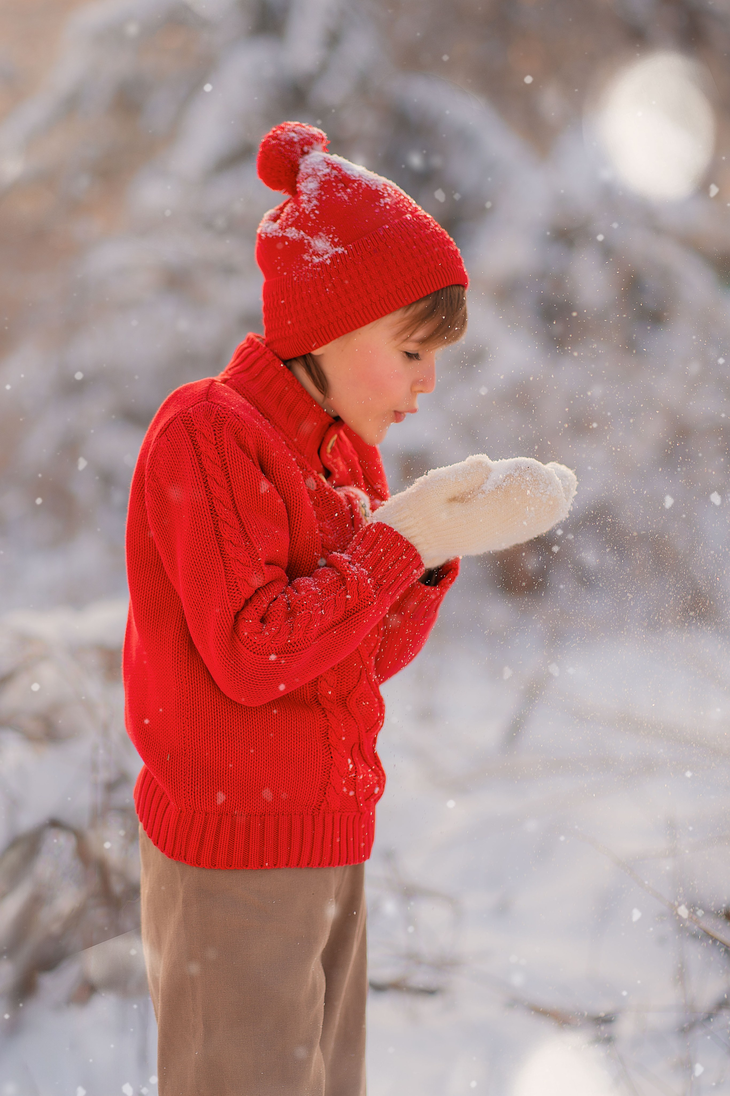 Детские новогодние и рождественские фотоистории. Детский и семейный фотограф в Москве и Подмосковье Настя Наумова