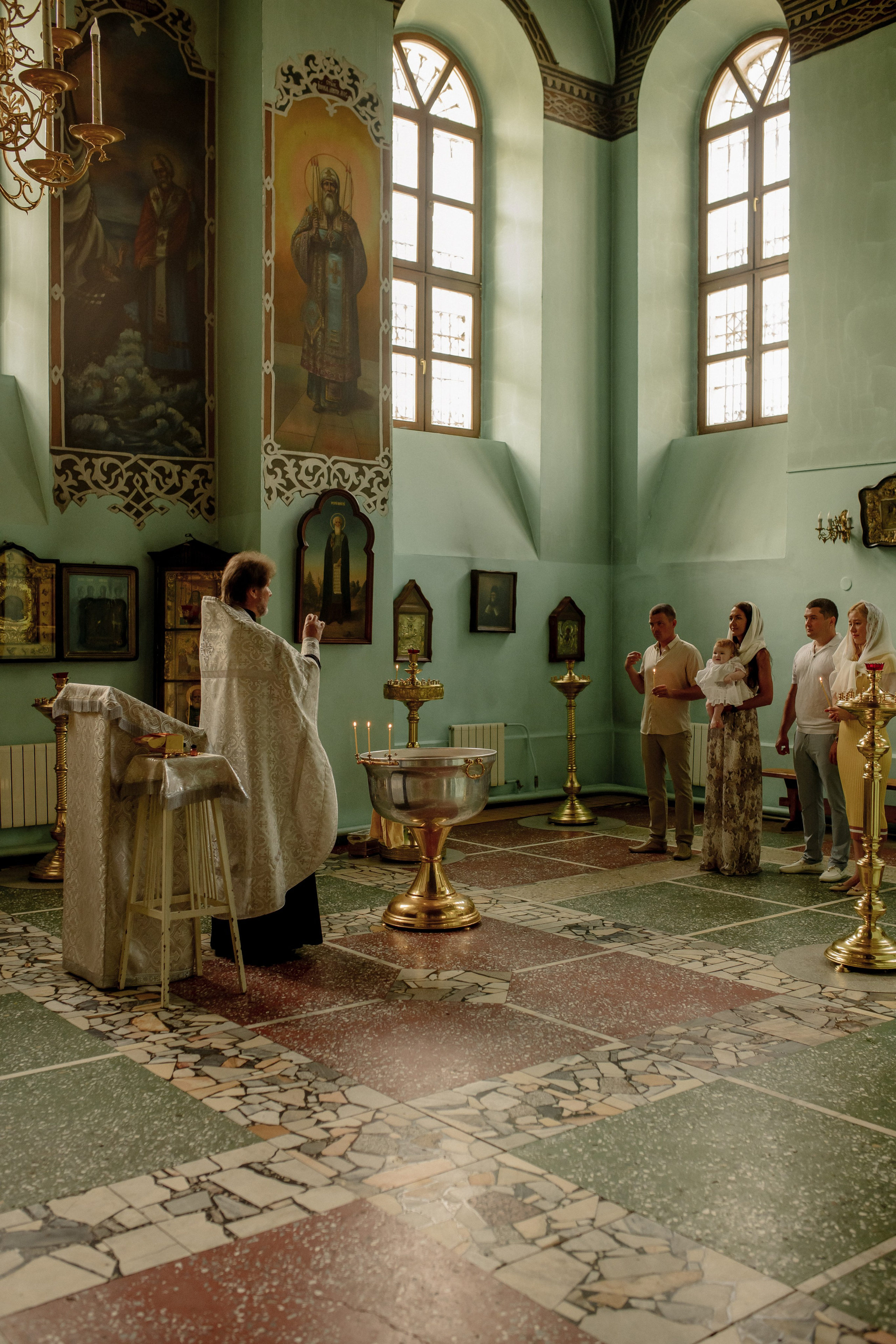 Крещение Юлечки. Фотограф Мария Стрелкова