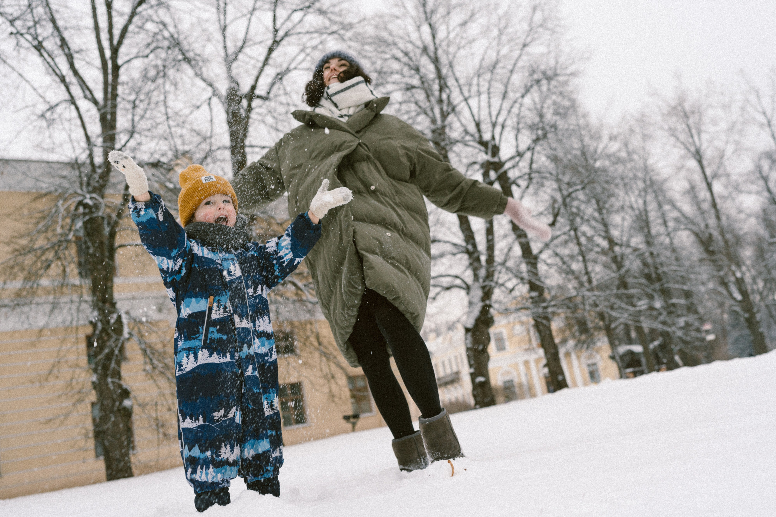 Семья.Снег.Смех. Семейный фотограф в Санкт-Петербурге Виталия Белова