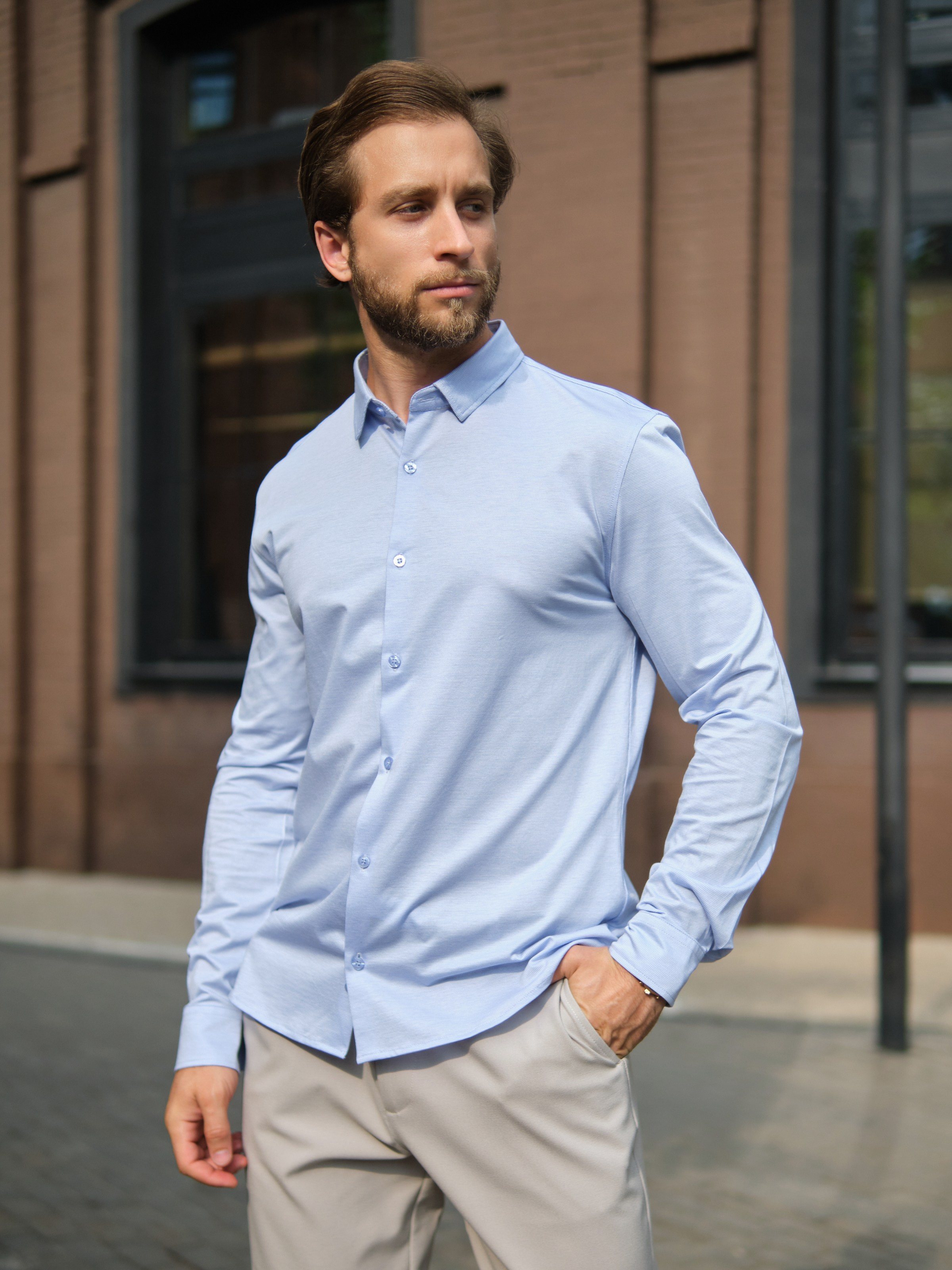 Съёмка для бренда мужской одежды