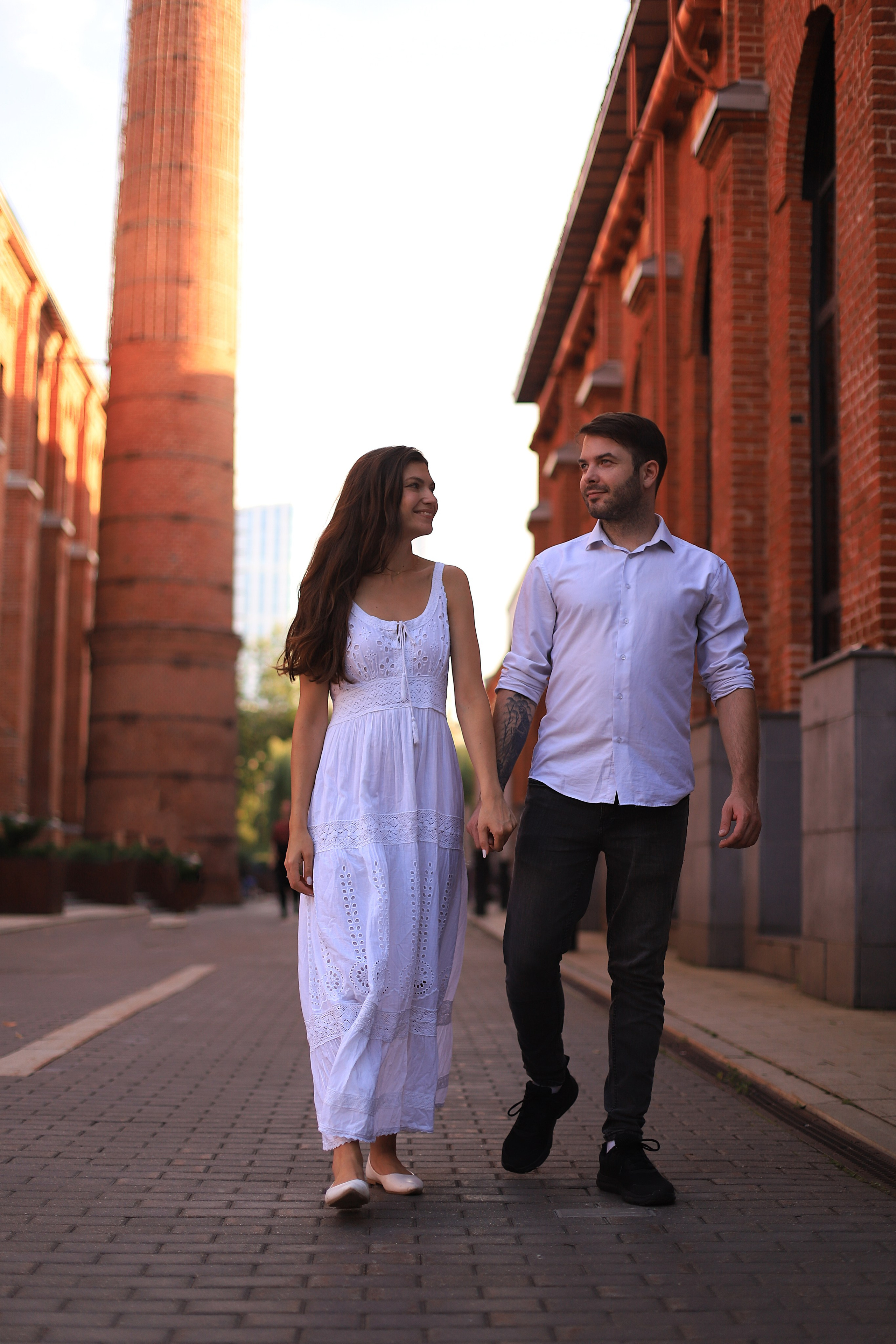 Фотопрогулка на закате. Фотограф в Москве Елена Дроботя