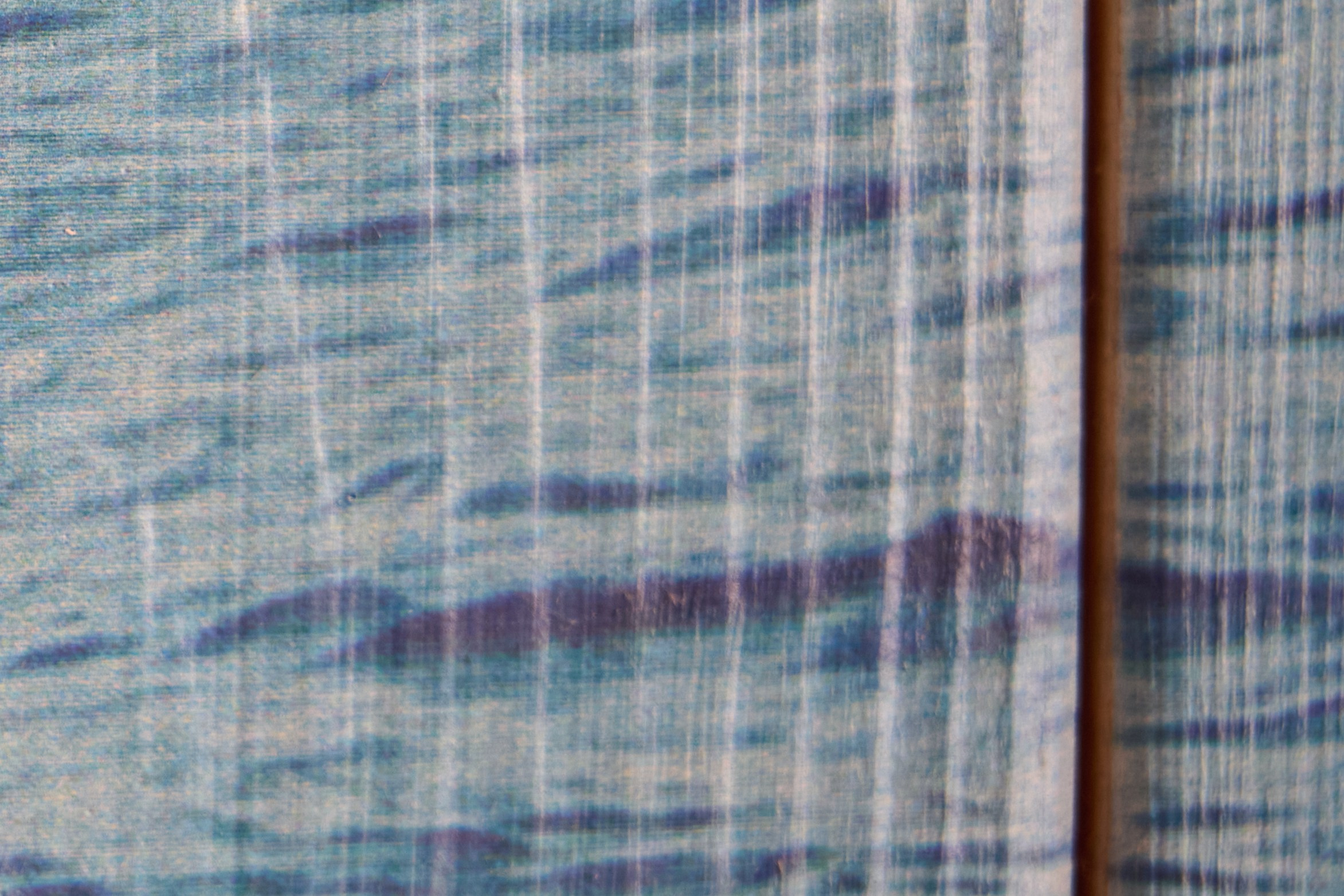 Картина, фотография на деревянных досках - легкие волны на поверхности океана