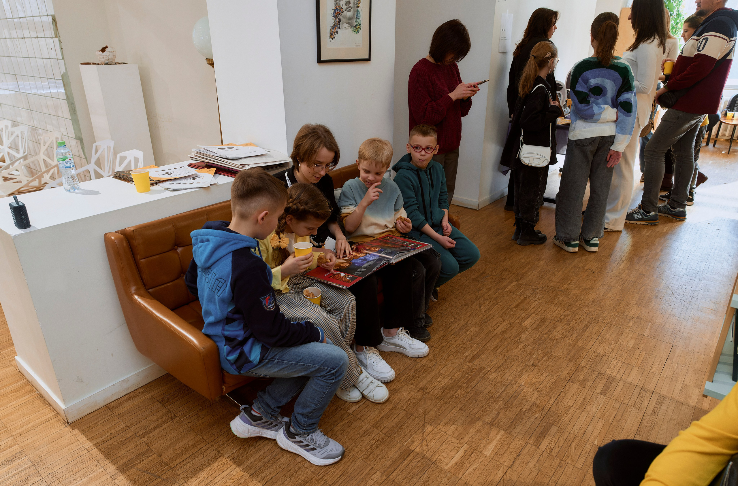 Чтение с Улиткой. Фотограф