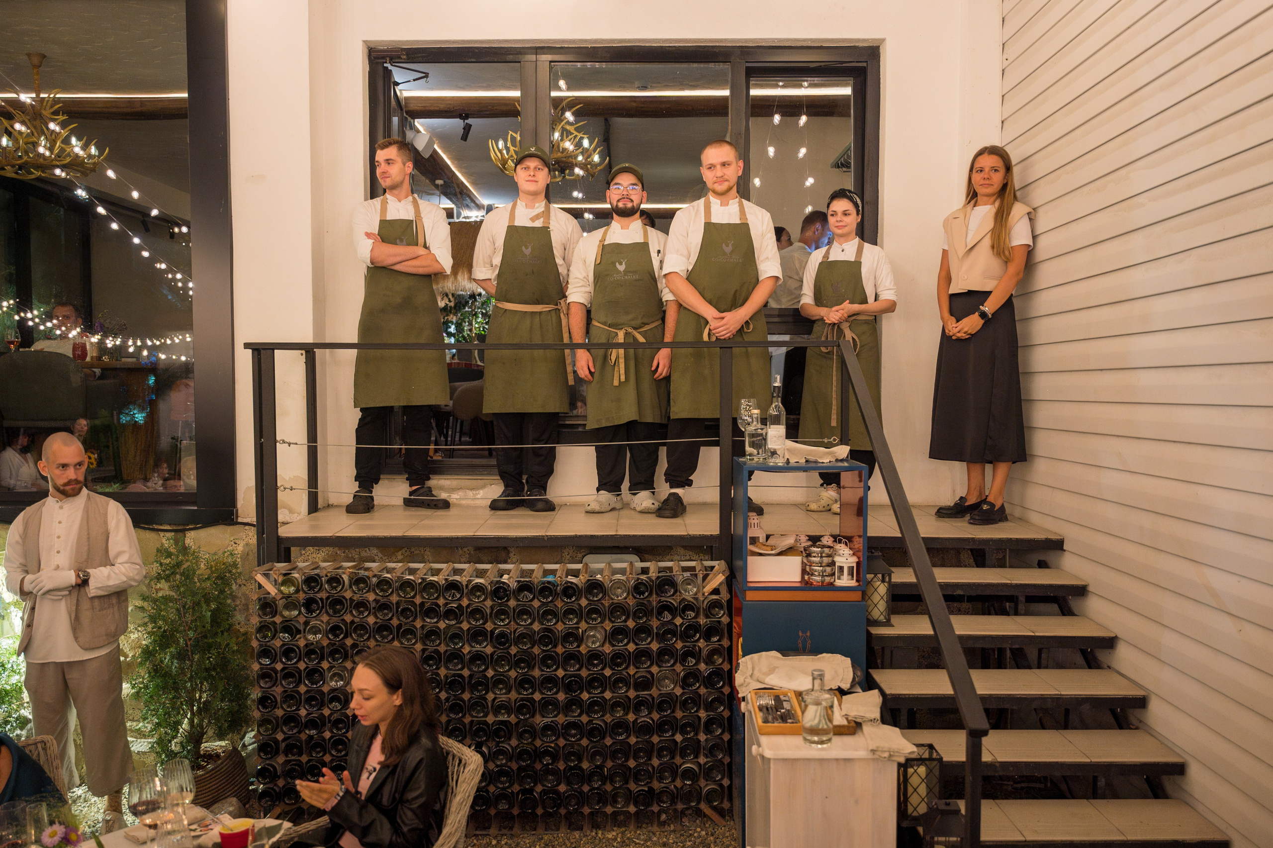 Гастрономический ужин в ресторане Co-Co Chalet. Репортажный фотограф в Красной Поляне и Сочи Павлюченко Екатерина