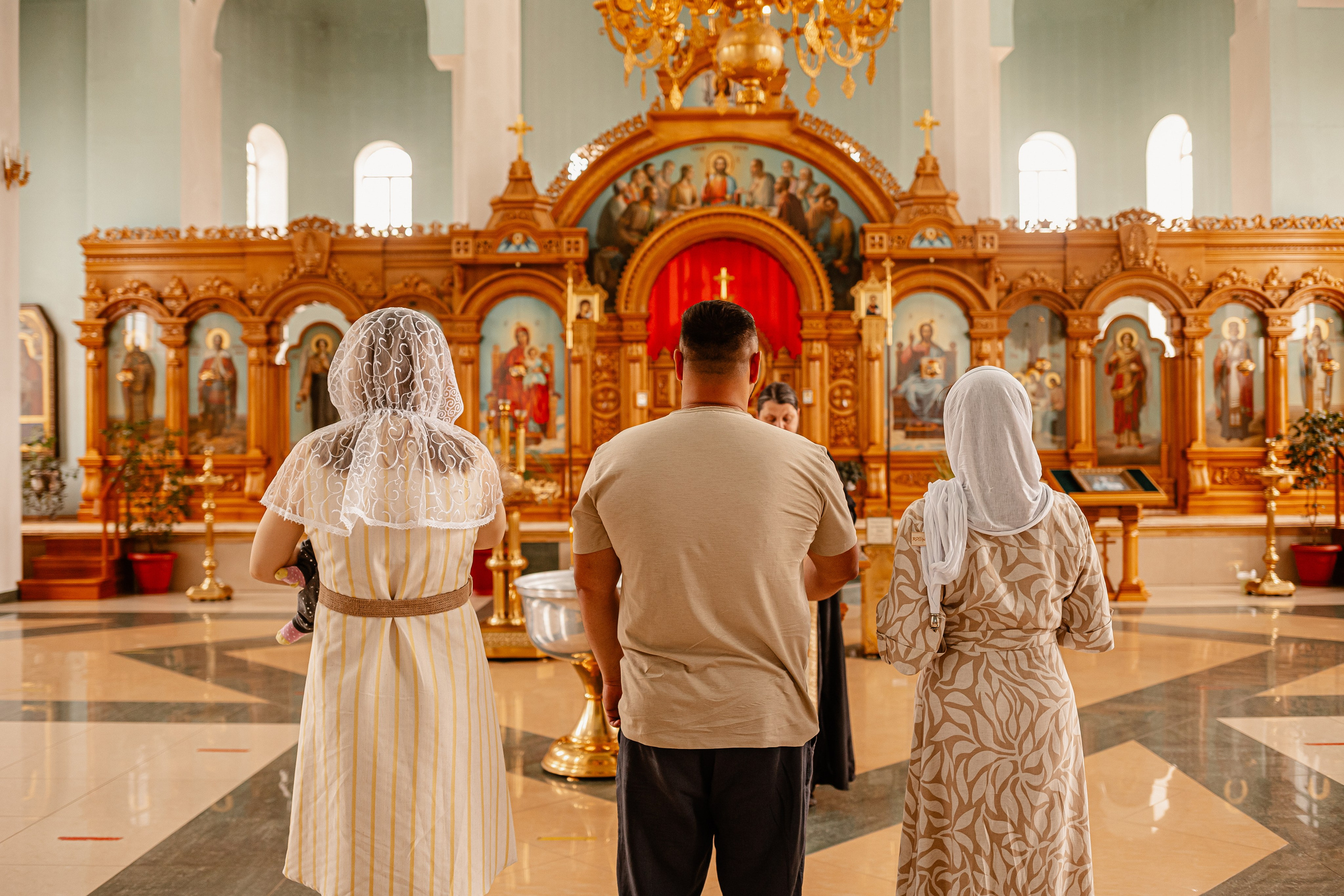Крещение в Кропоткине. Свадебный фотограф Кропоткин Краснодар