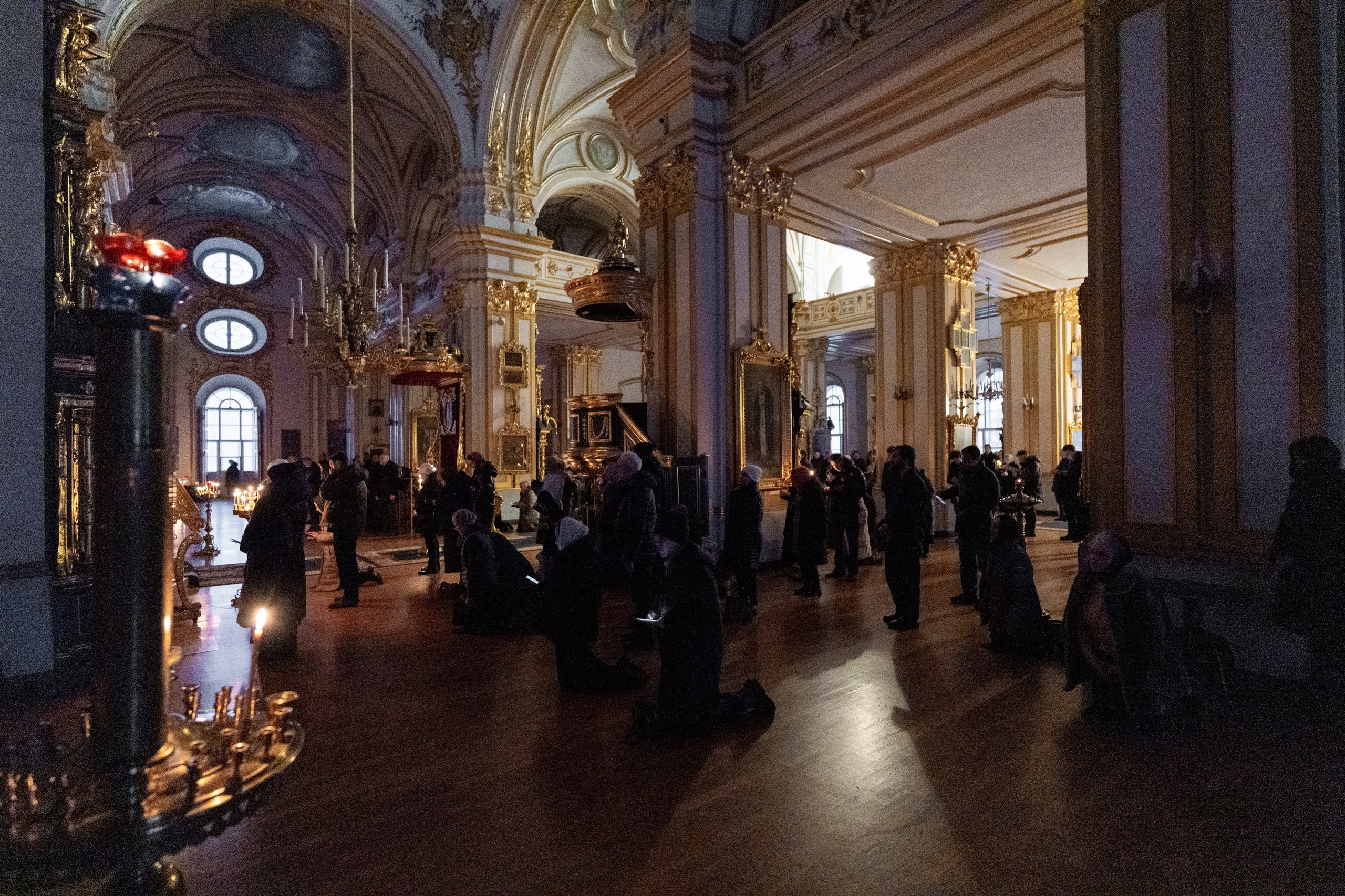 Великое повечерие с чтением Великого покаянного канона преп. Андрея Критского. НИКОЛО-БОГОЯВЛЕНСКИЙ МОРСКОЙ СОБОР