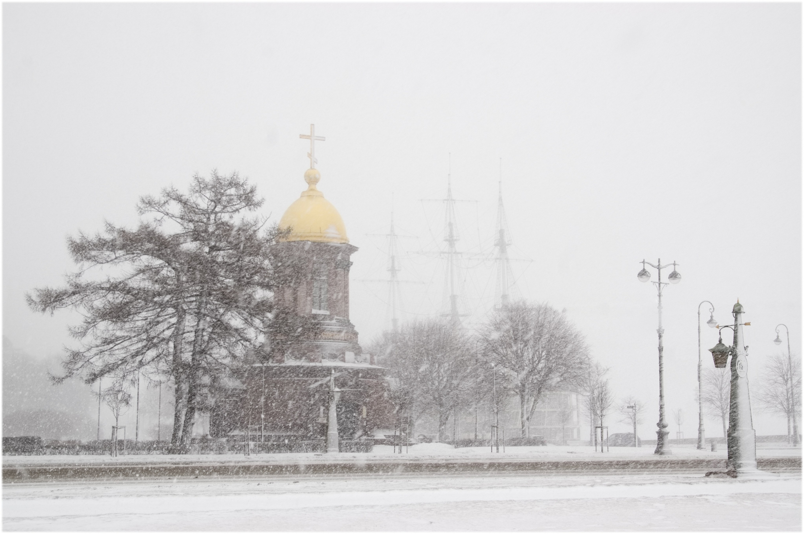 Троицкая часовня.Метель.