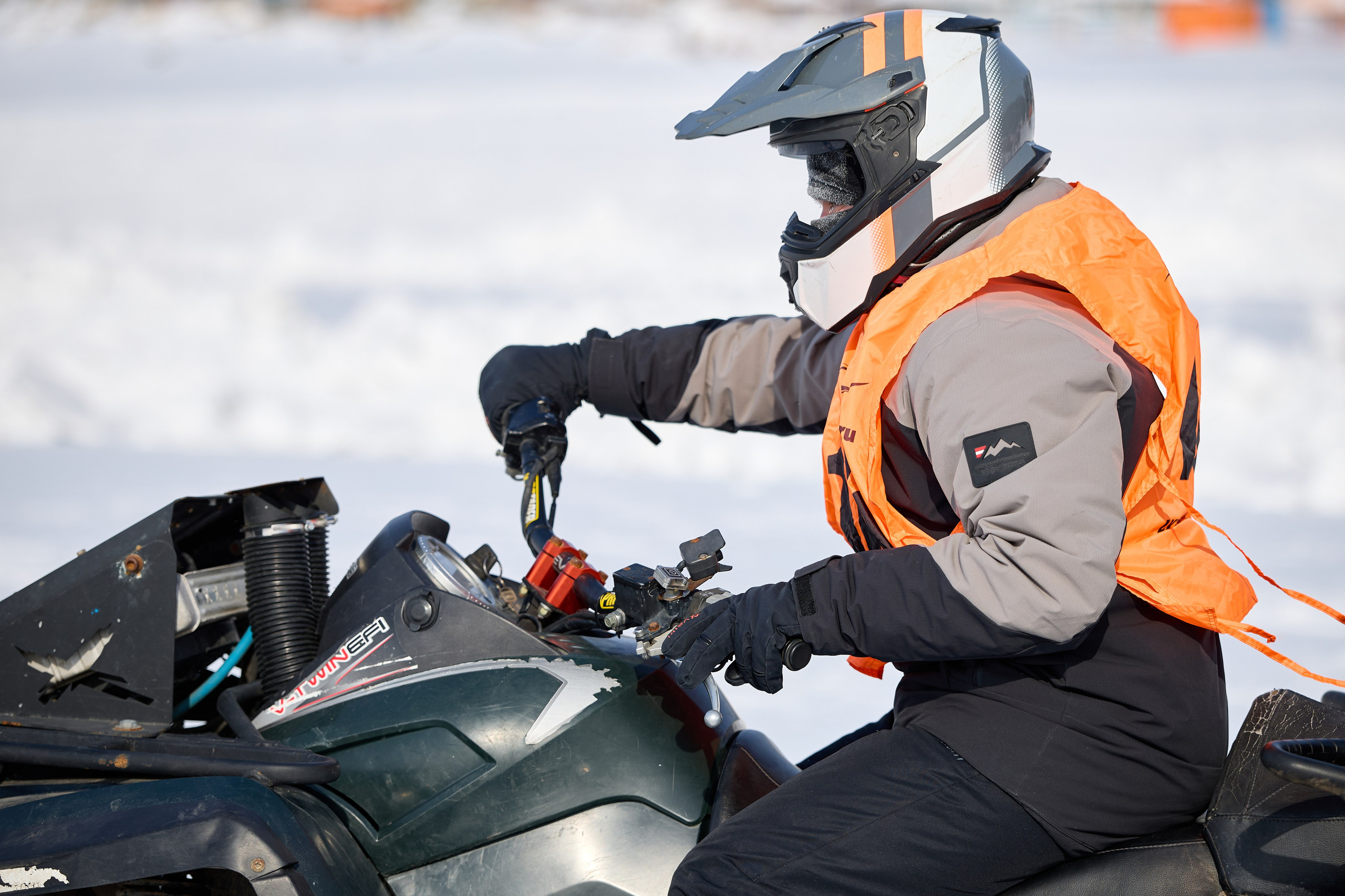 Топим Лёд — 2026. Соревнования на квадроциклах. Фотограф в Новосибирске Алена Скокова