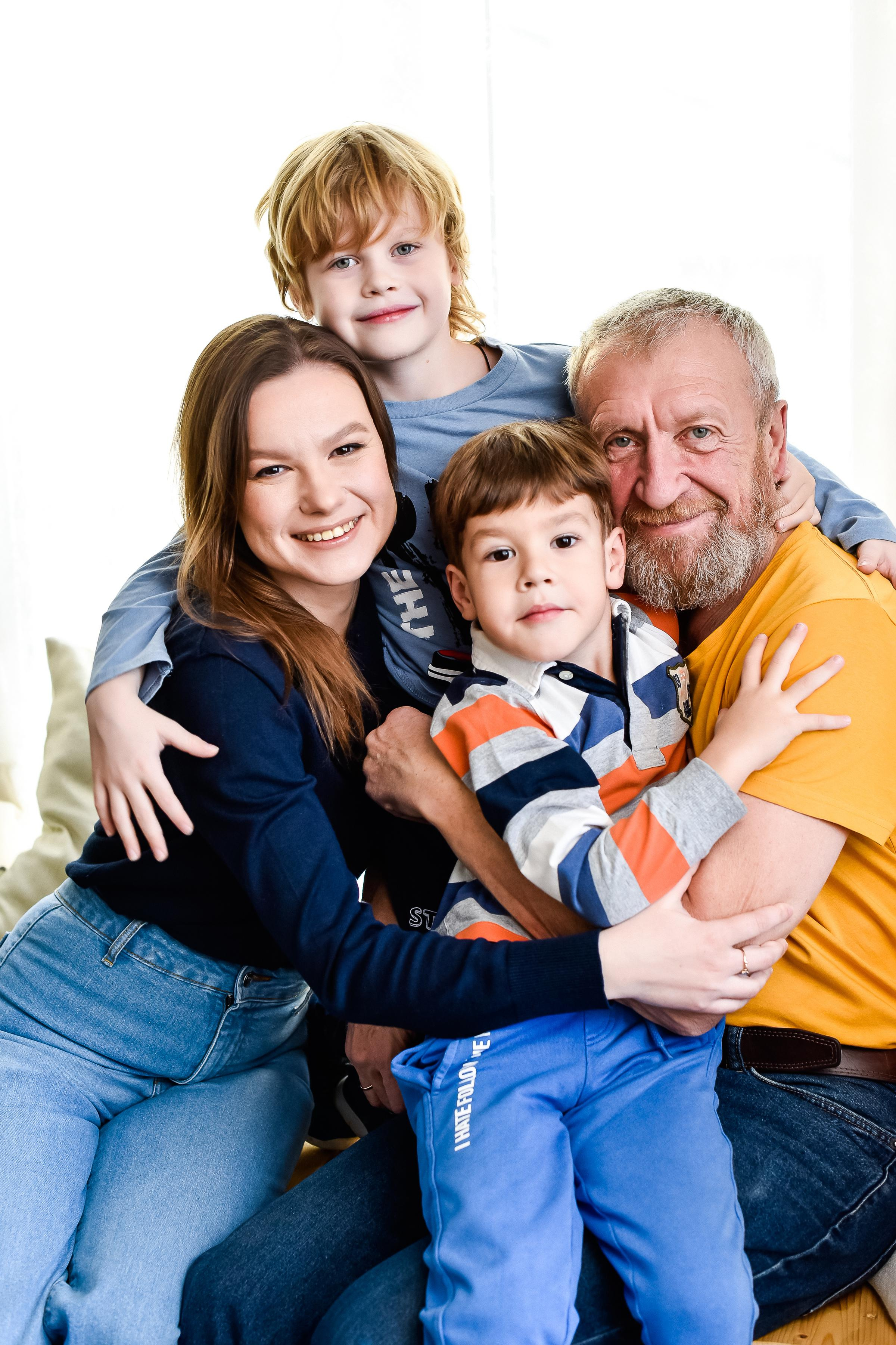 Семья Сергея и Олеси