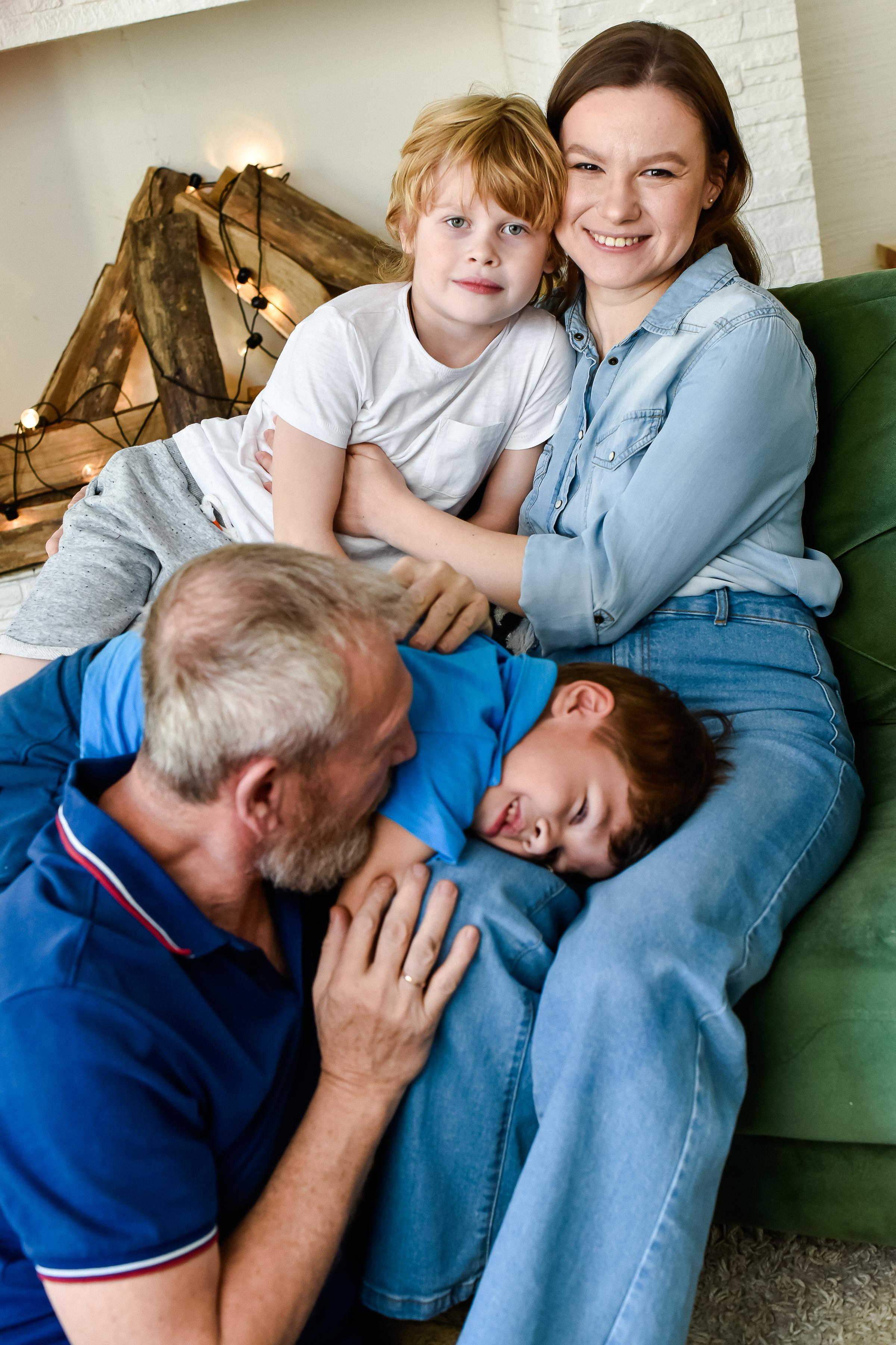 Семья Сергея и Олеси