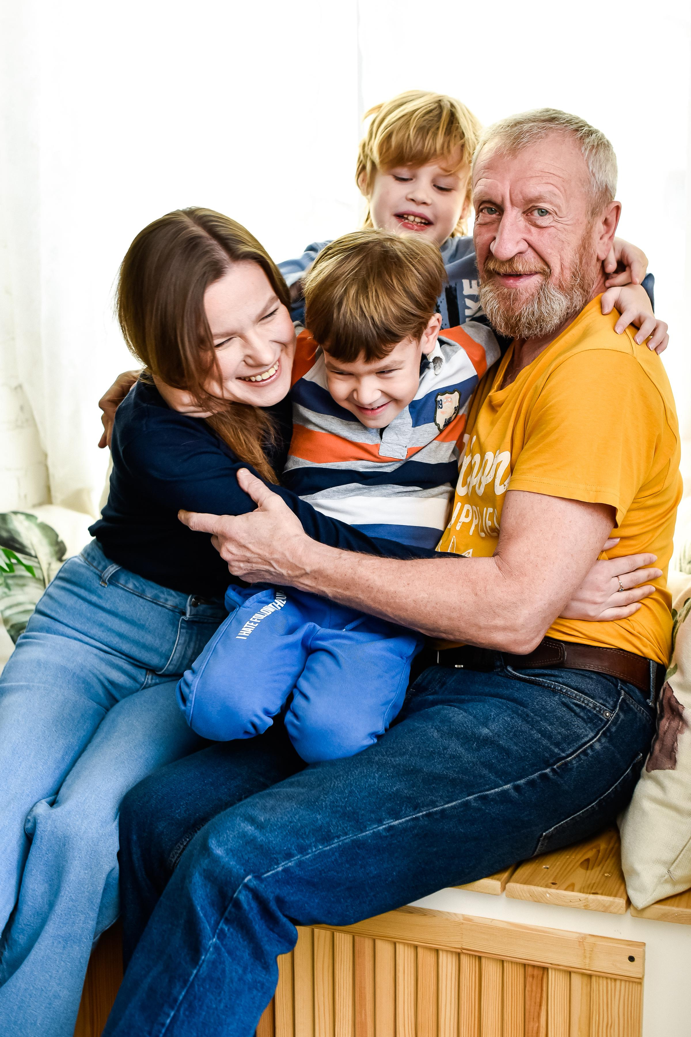 Семья Сергея и Олеси