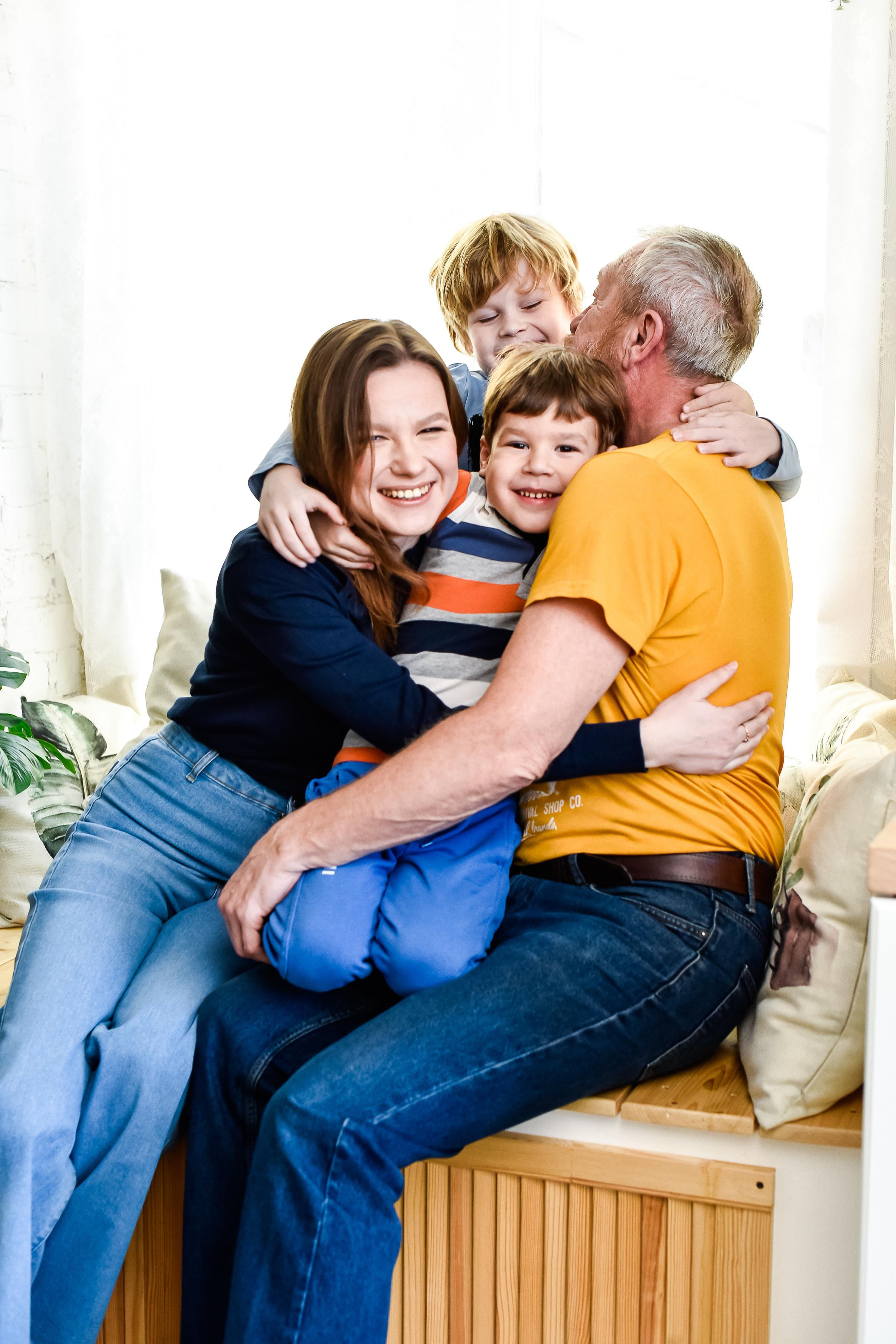 Семья Сергея и Олеси