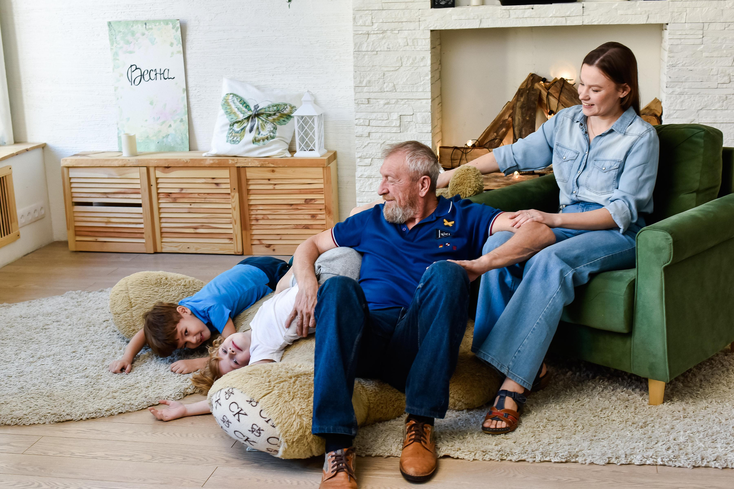 Семья Сергея и Олеси