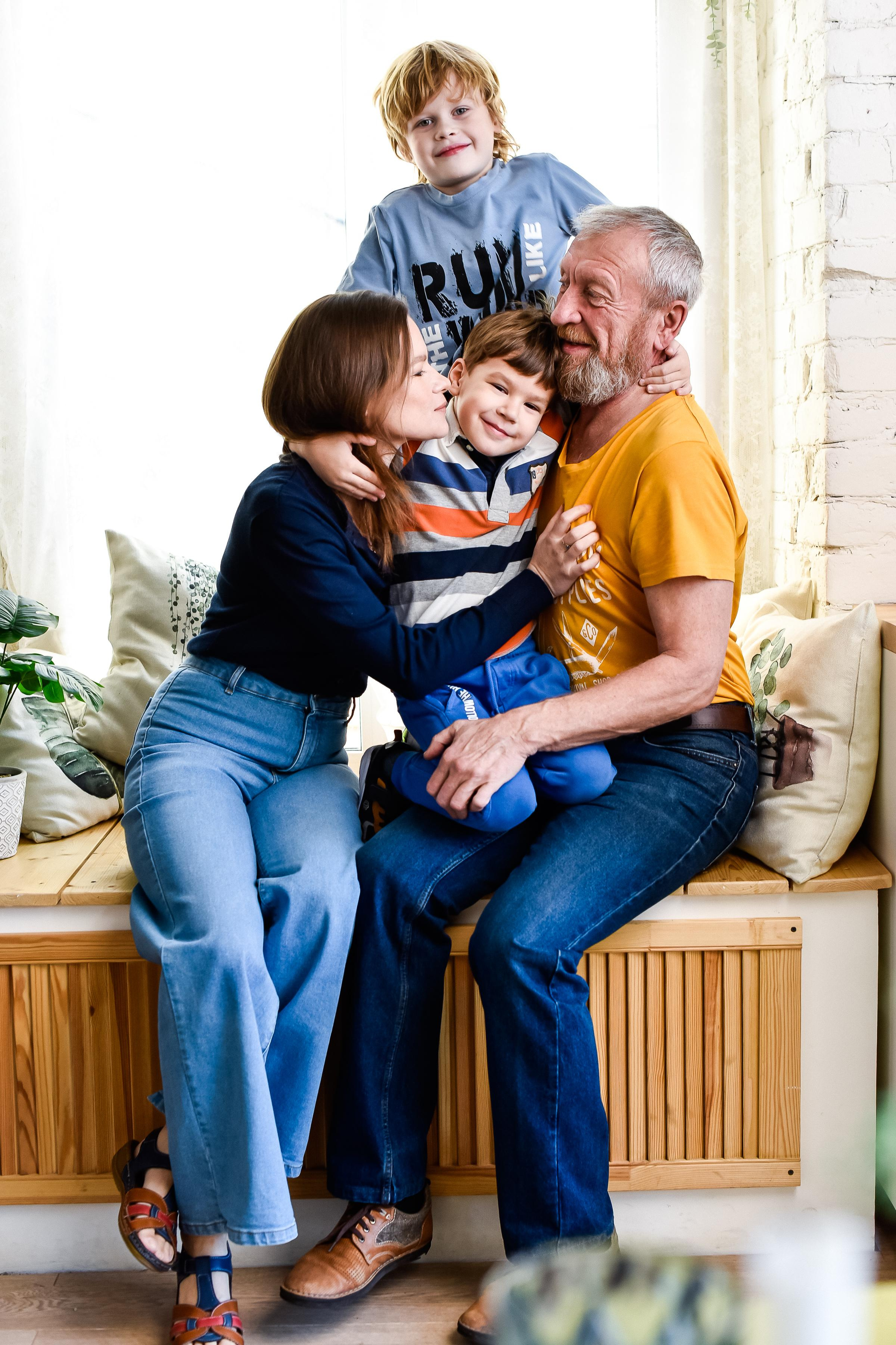 Семья Сергея и Олеси