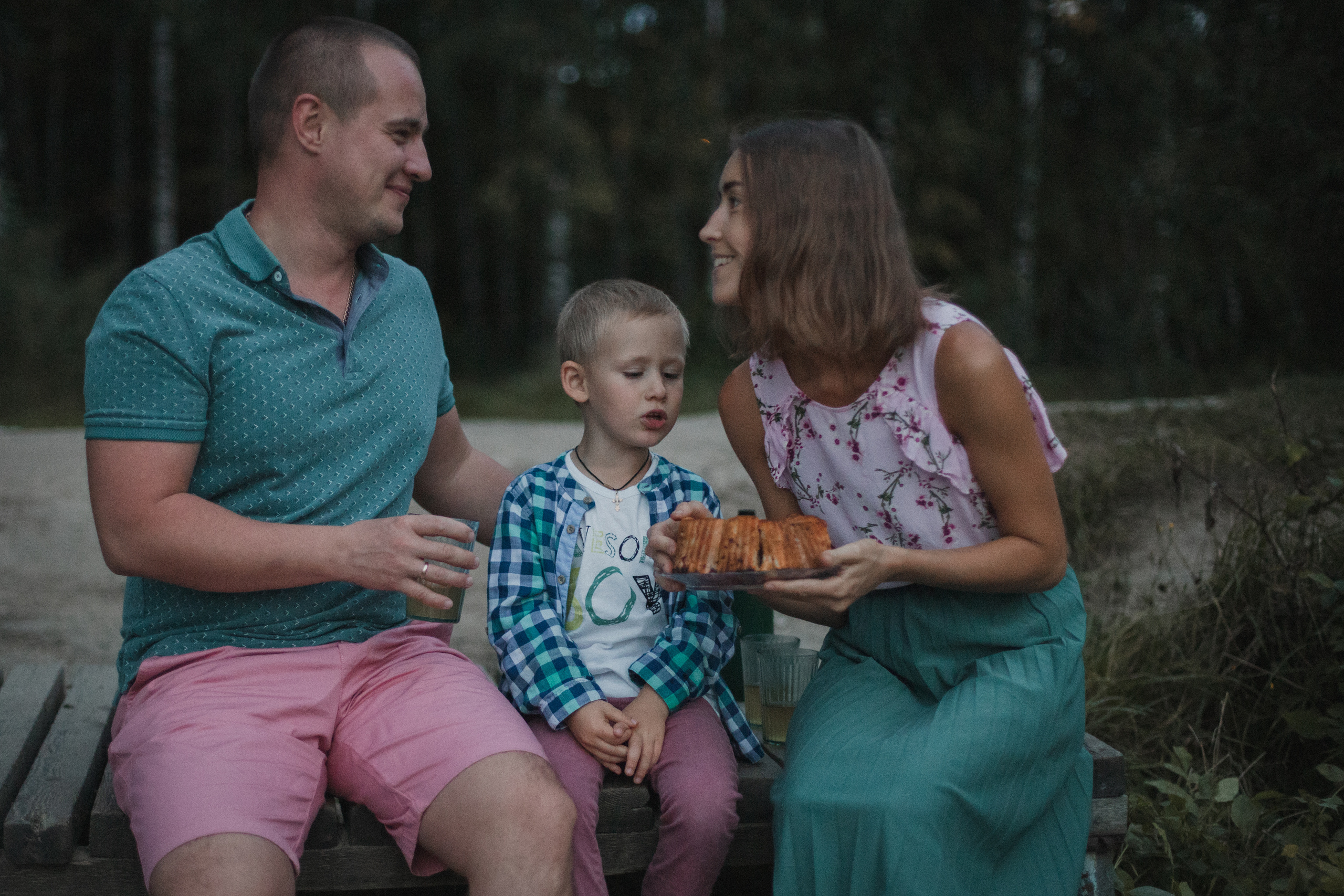 Печём пирог для папы. Фотограф Нижний Новгород