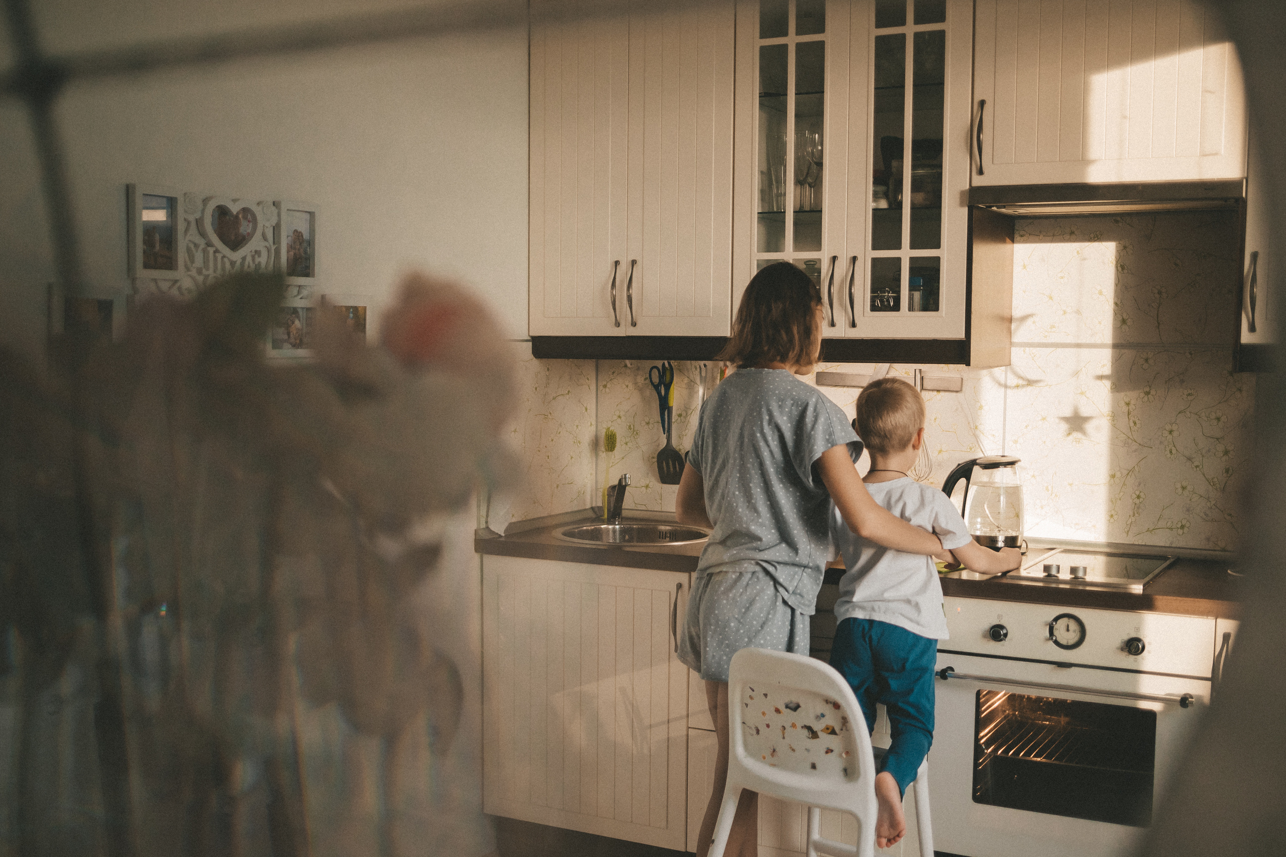 Печём пирог для папы. Фотограф Нижний Новгород