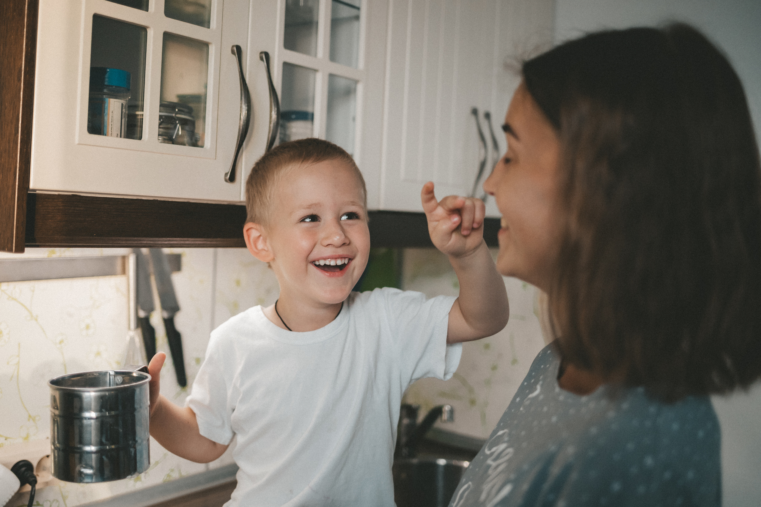 Печём пирог для папы. Фотограф Нижний Новгород