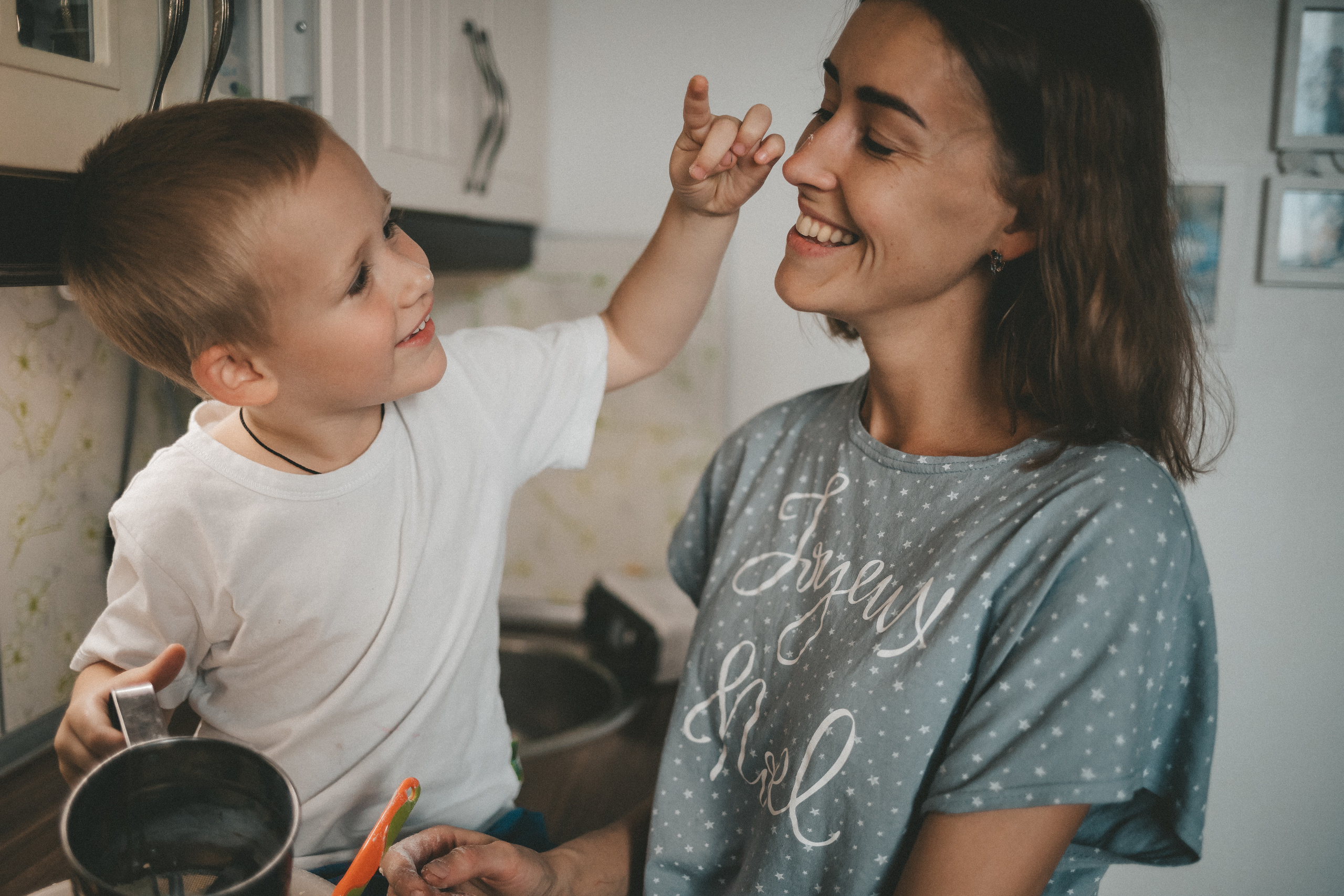 Печём пирог для папы. Фотограф Нижний Новгород