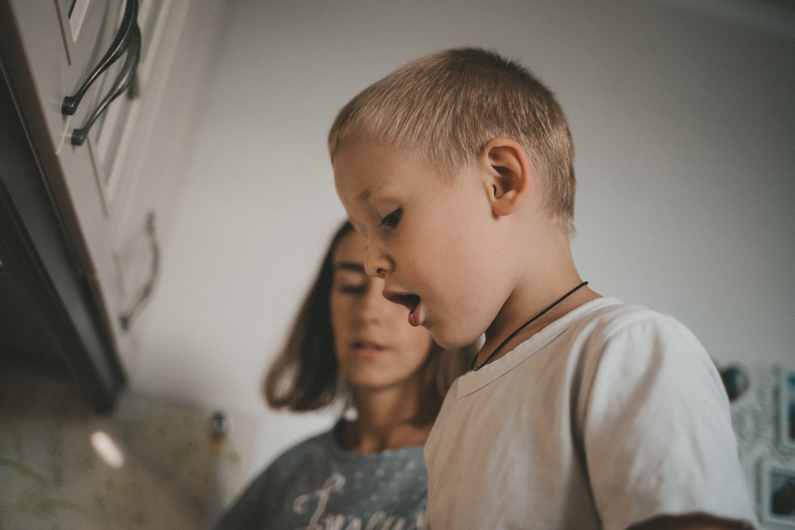 Печём пирог для папы. Фотограф Нижний Новгород