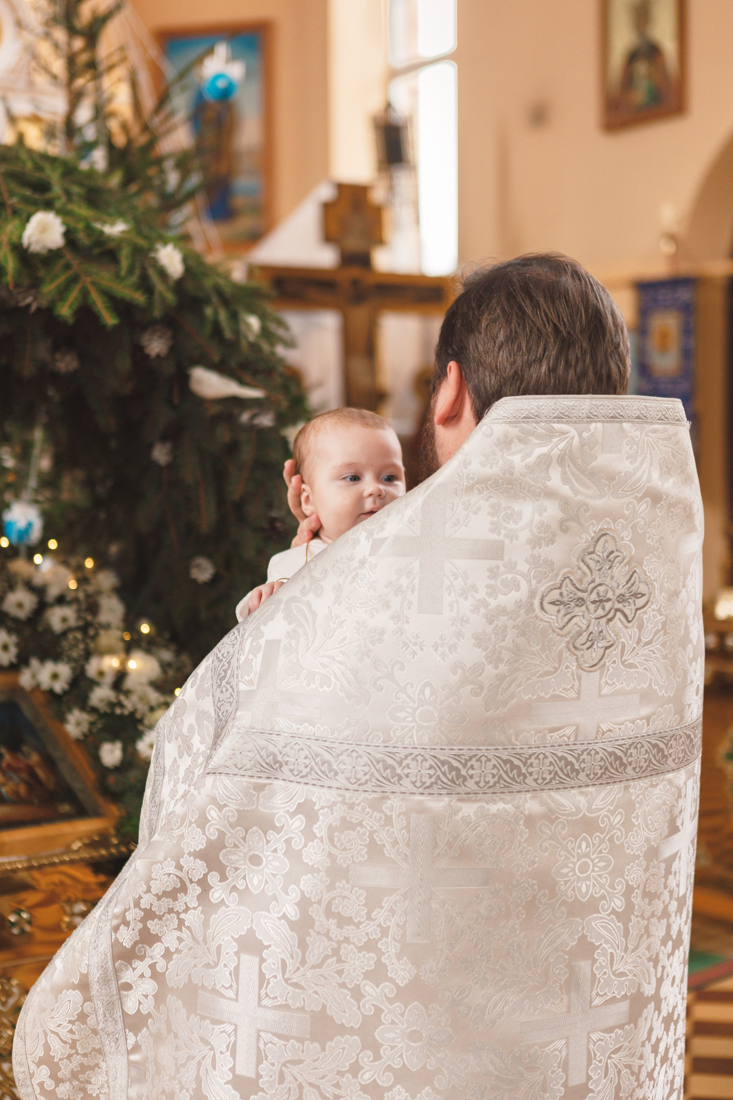 Таинство Крещения. Фотограф новорожденных в Волковыске Валя Легкова