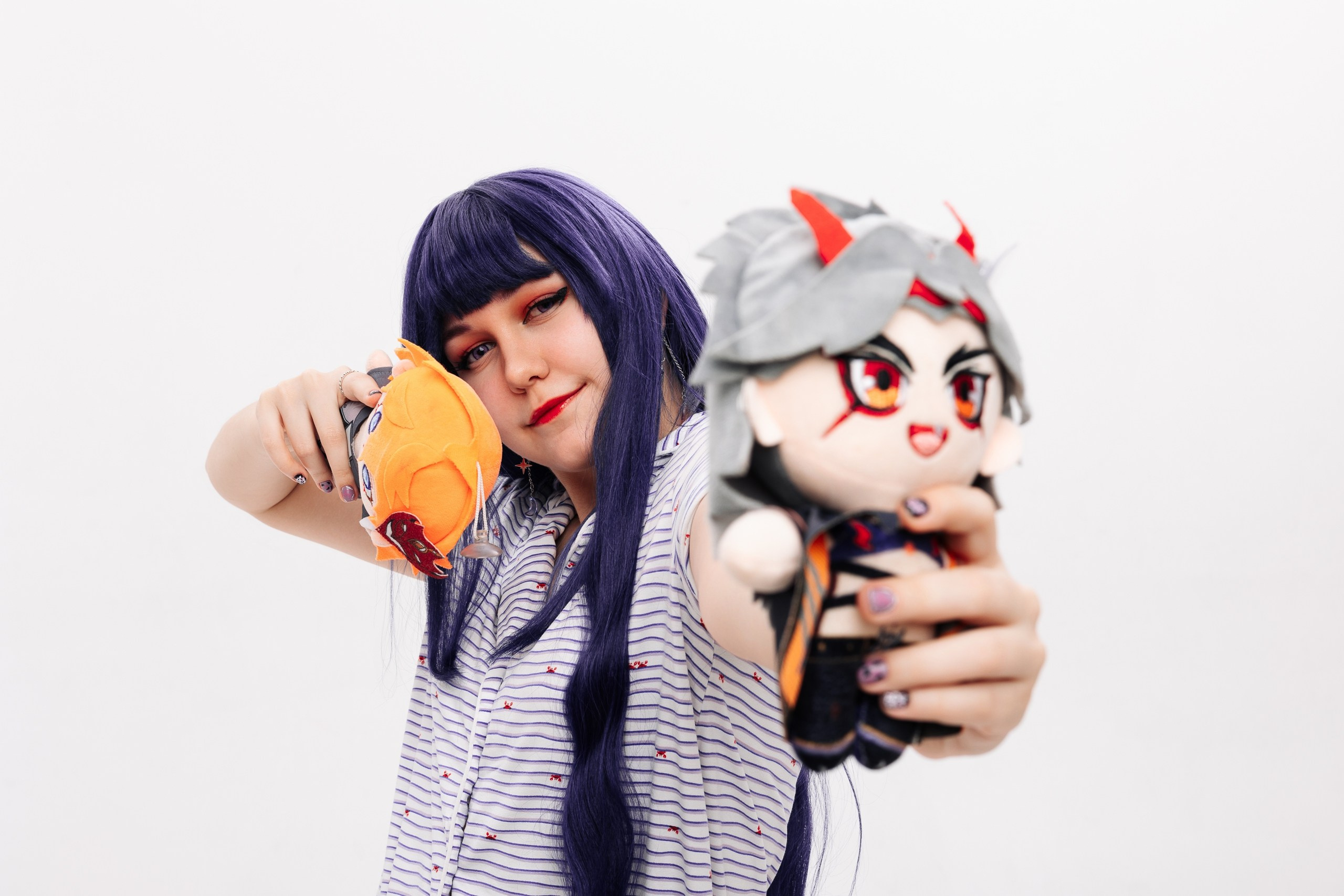 Genshin Impact пижамная съёмка студия. Flint — photographer