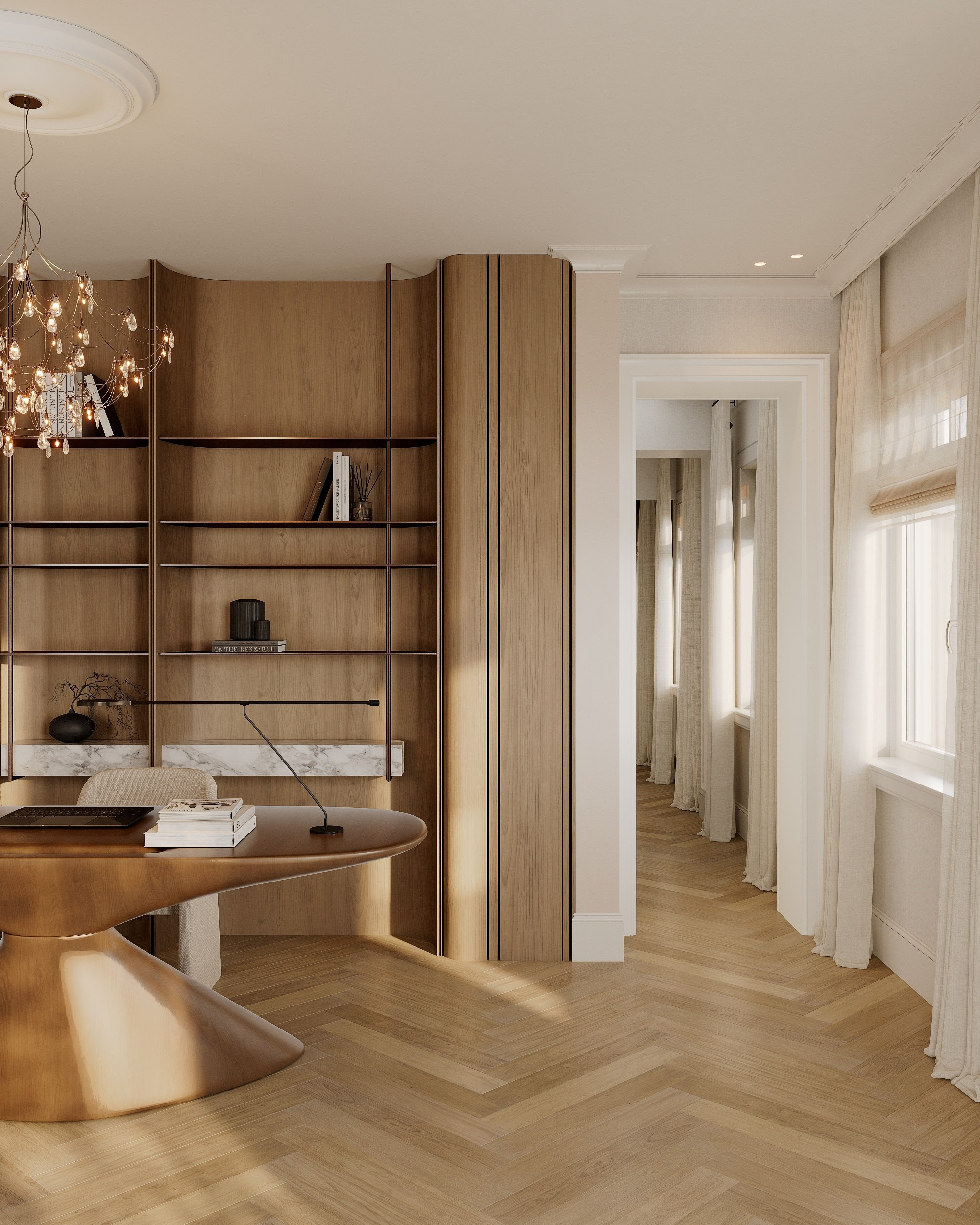 Personal office / Amsterdam. Solovets visualization