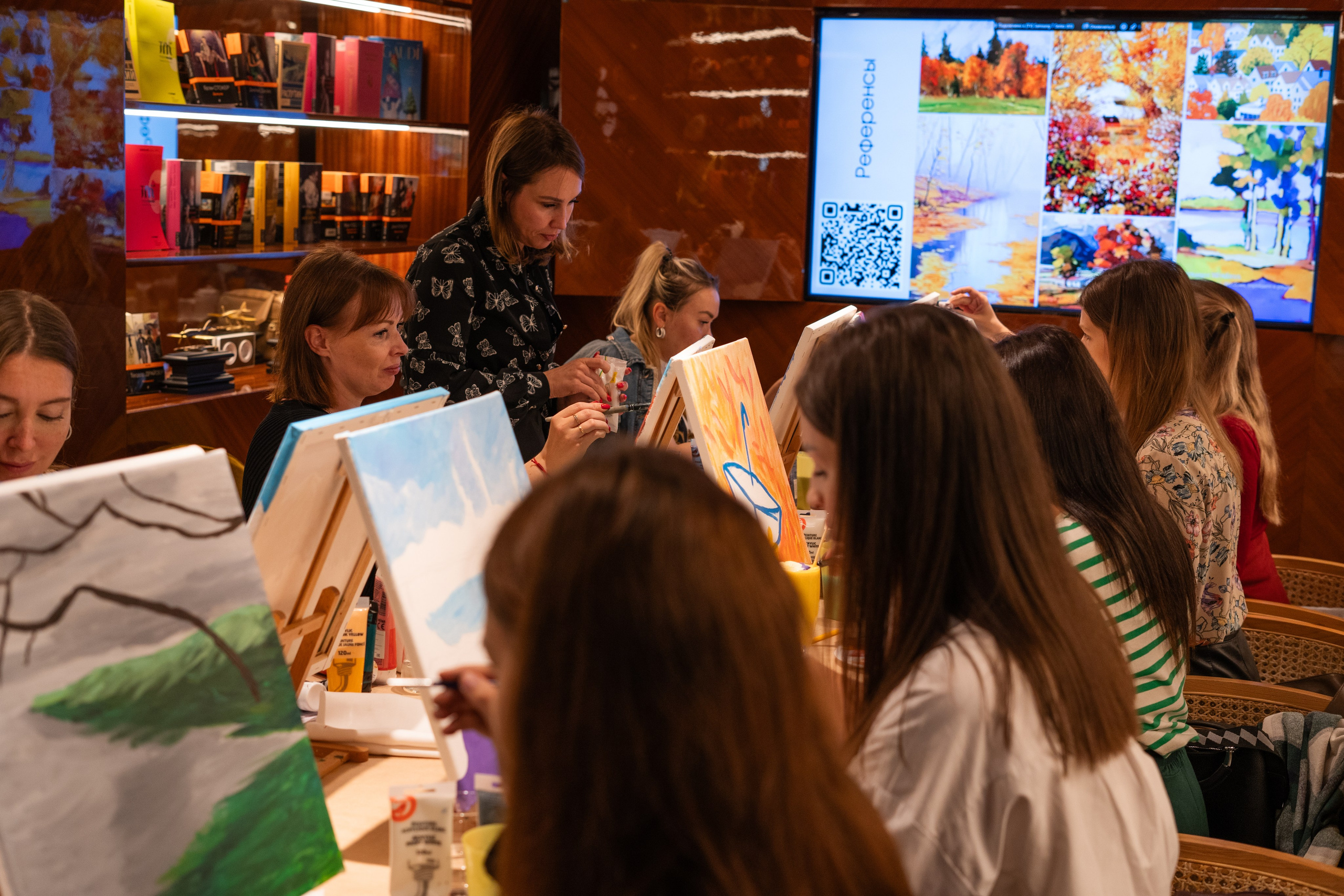 Корпоратив Teach Me Art 3. Портретный фотограф в Москве и Санкт-Петербурге Арина Чех