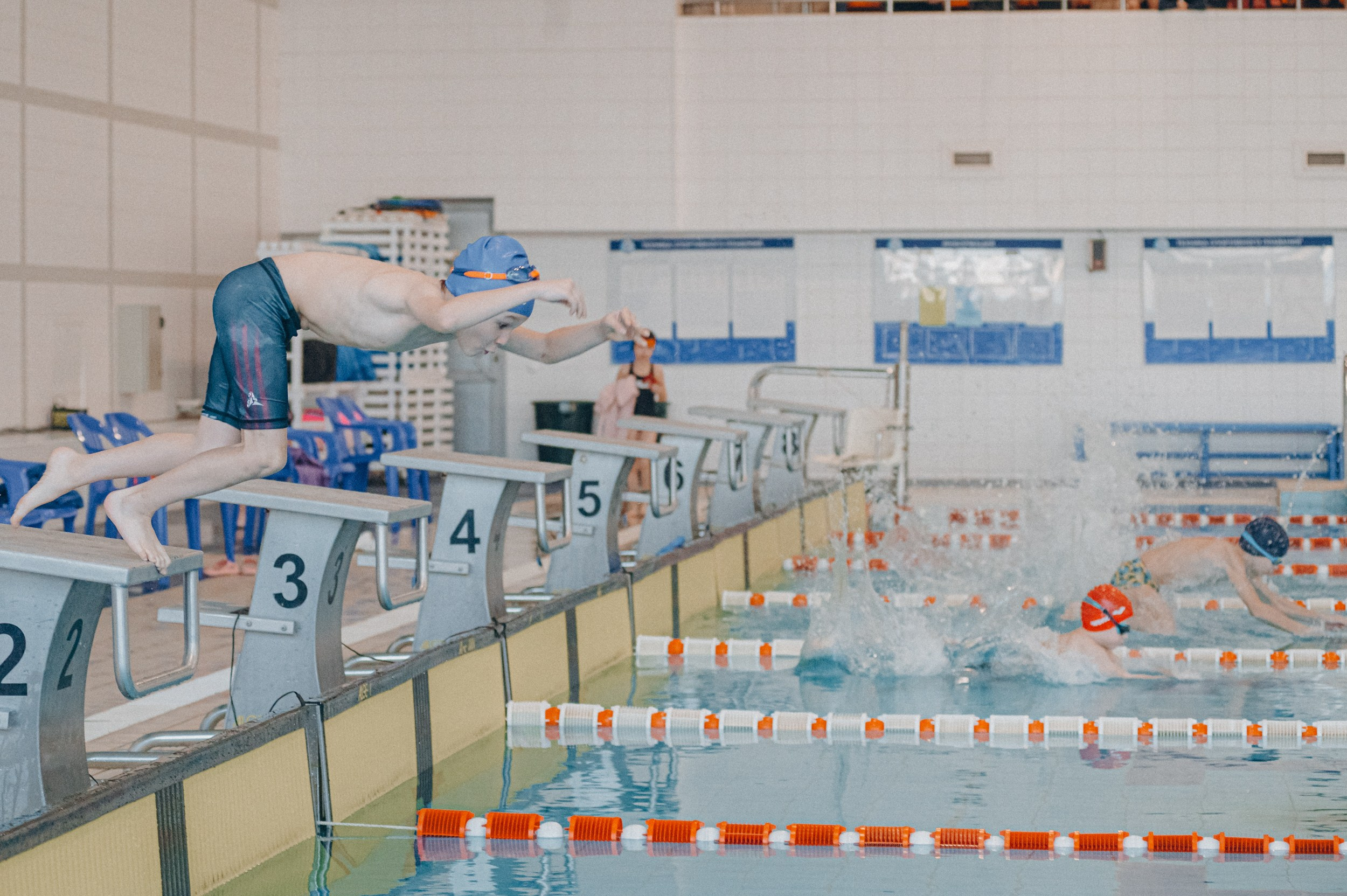 «Новогодние заплывы» в СОЦ «Зодчий». Фотограф Дмитрий Пименов