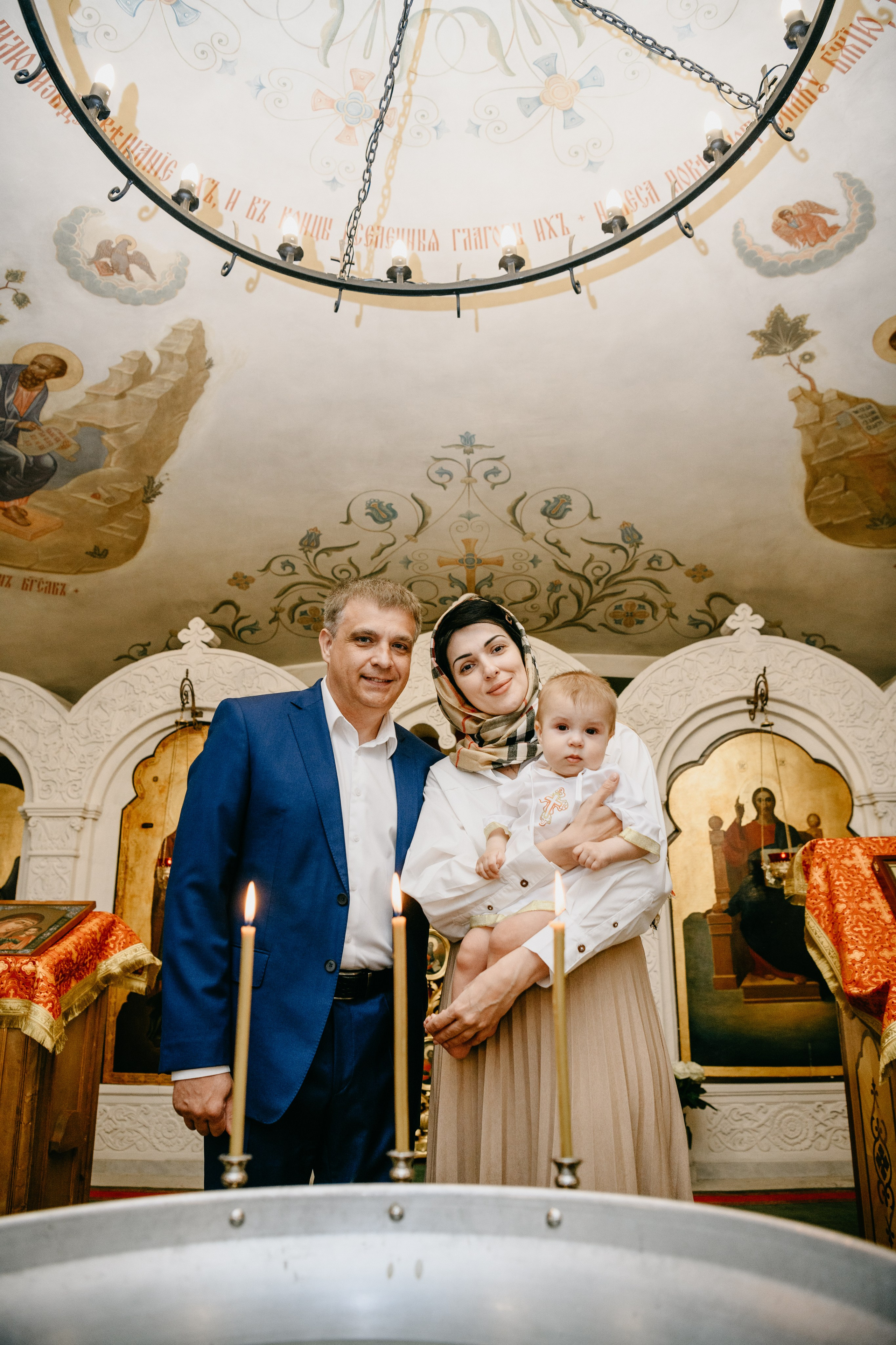 Крещение Александра. Фотограф на выписку из роддома в Москве и МО