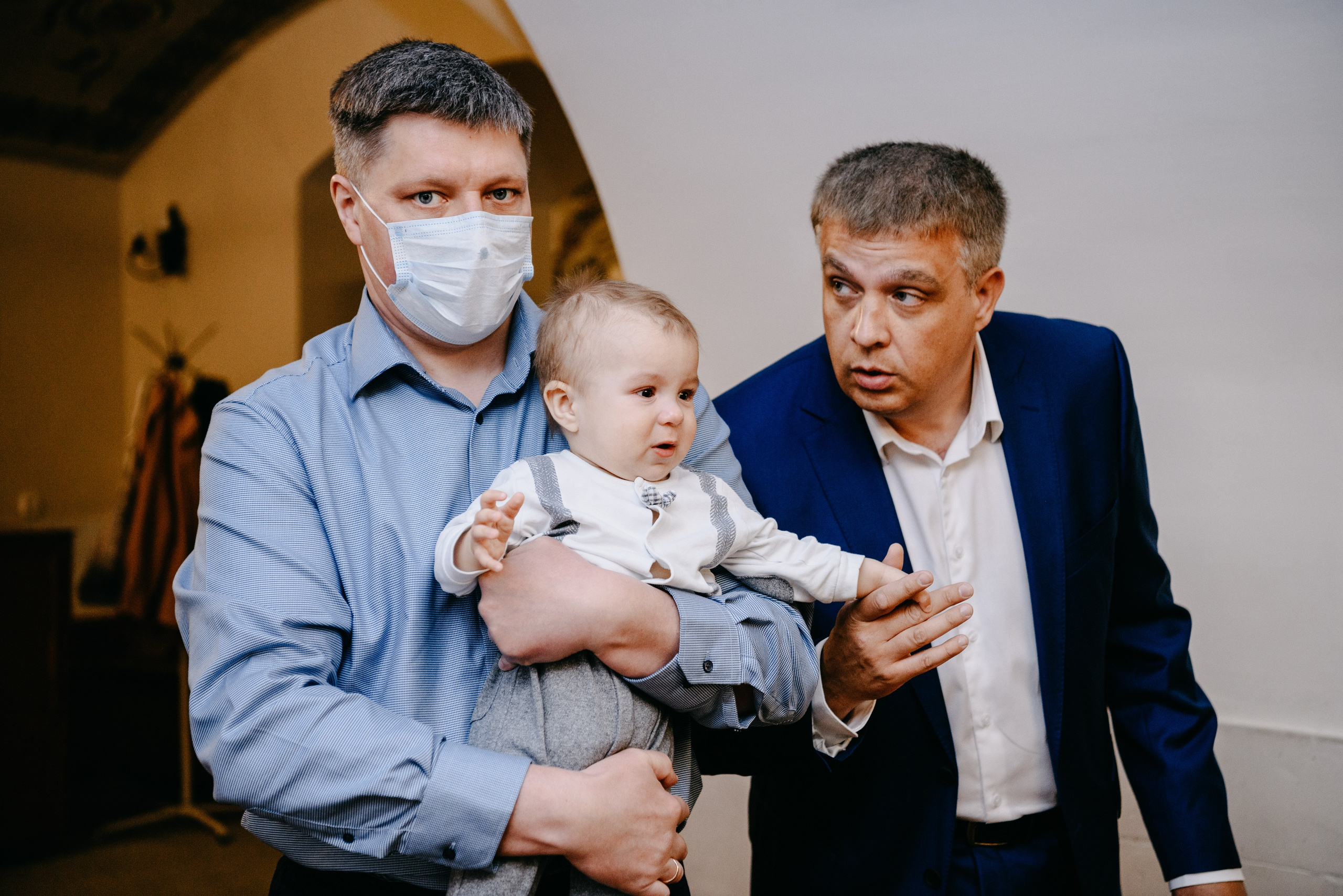Крещение Александра. Фотограф на выписку из роддома в Москве и МО