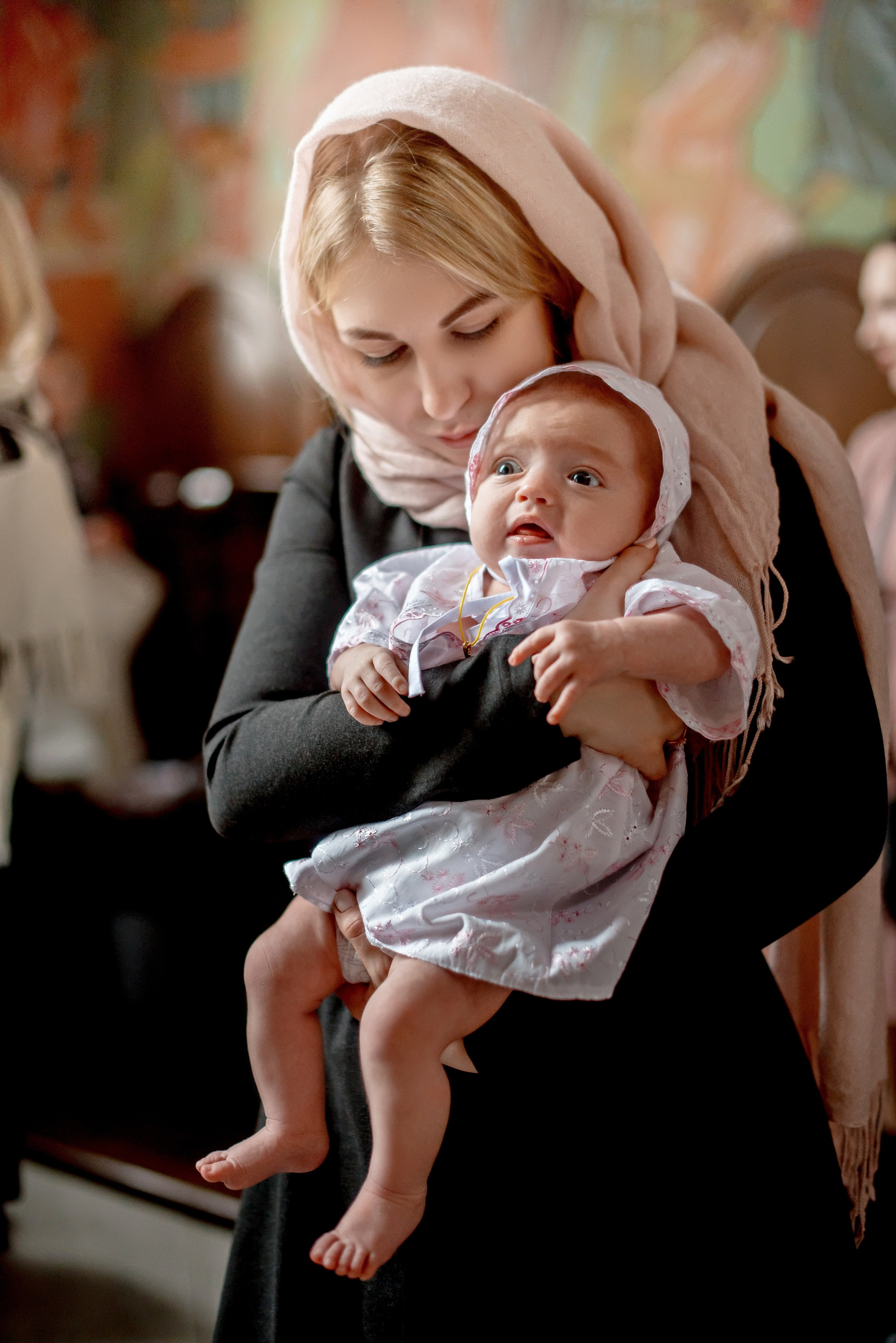 Крещение в мужском монастыре. Фотограф Мария Стрелкова