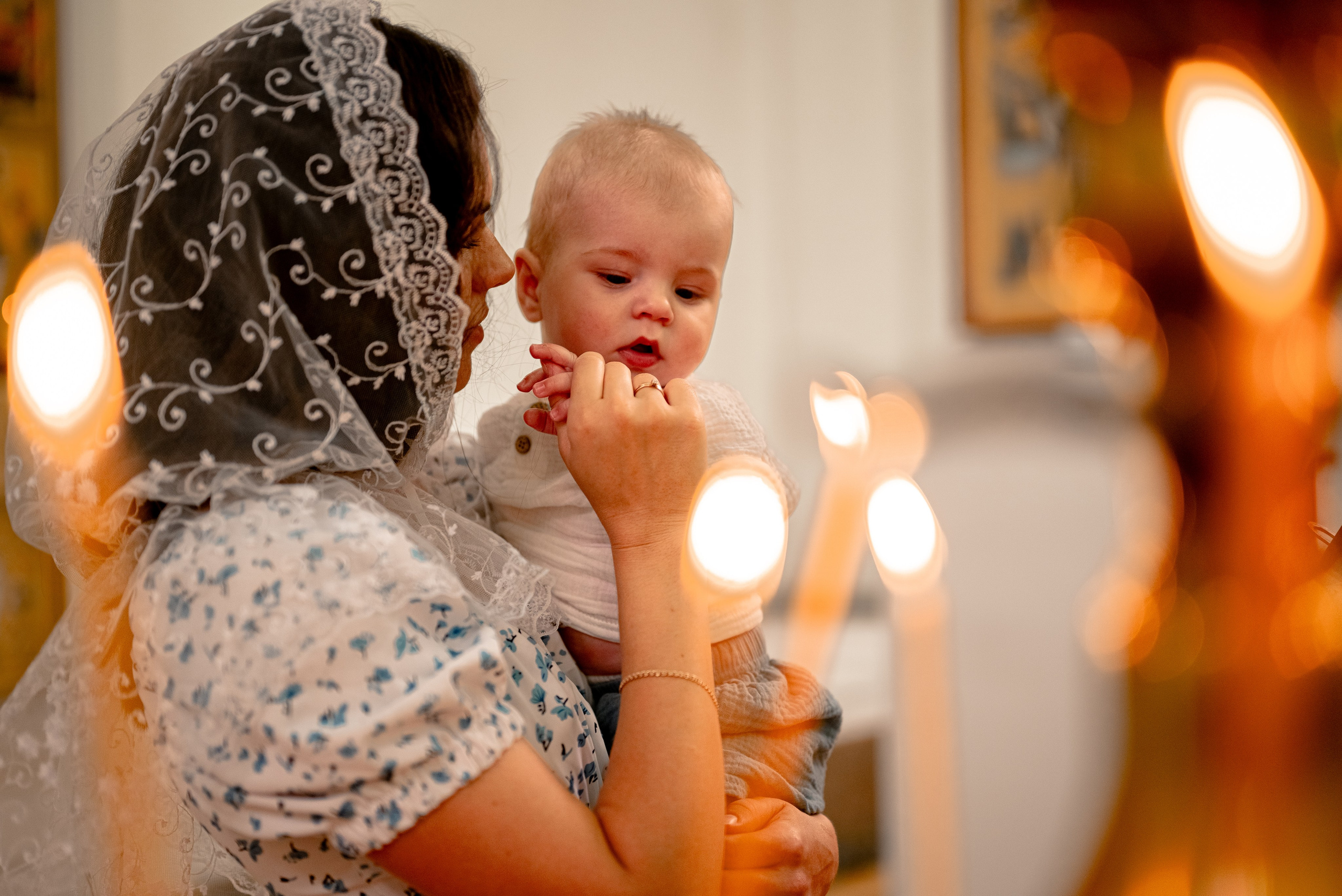 Таинство крещения. Фотограф Краснодарский край