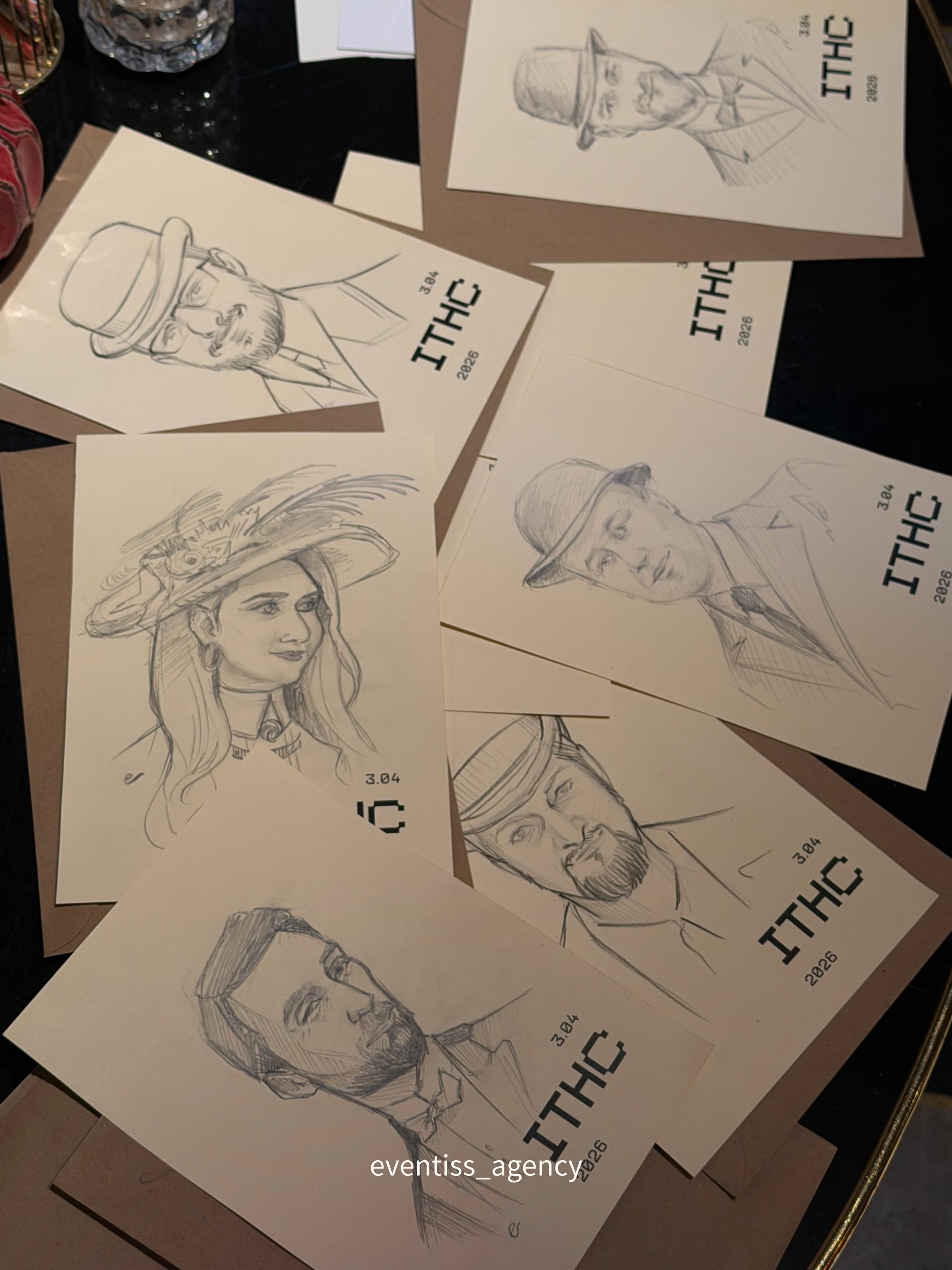 Рисунки и быстрые портретные скетчи за 15 мин вас ваших гостей. Eventiss art agency| Художники и арт-услуги на мероприятие Москва и МО