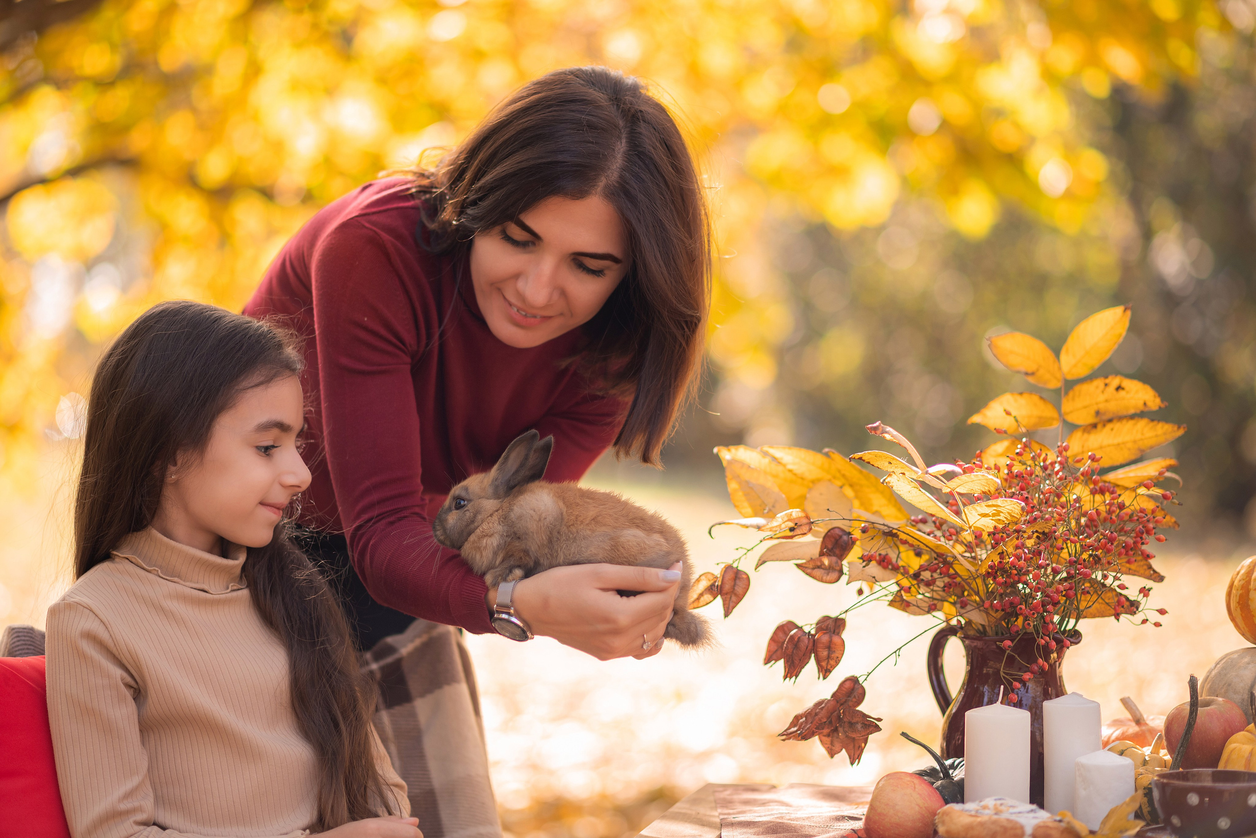 Осенние съемки на улице. Семейный фотограф в Краснодаре
